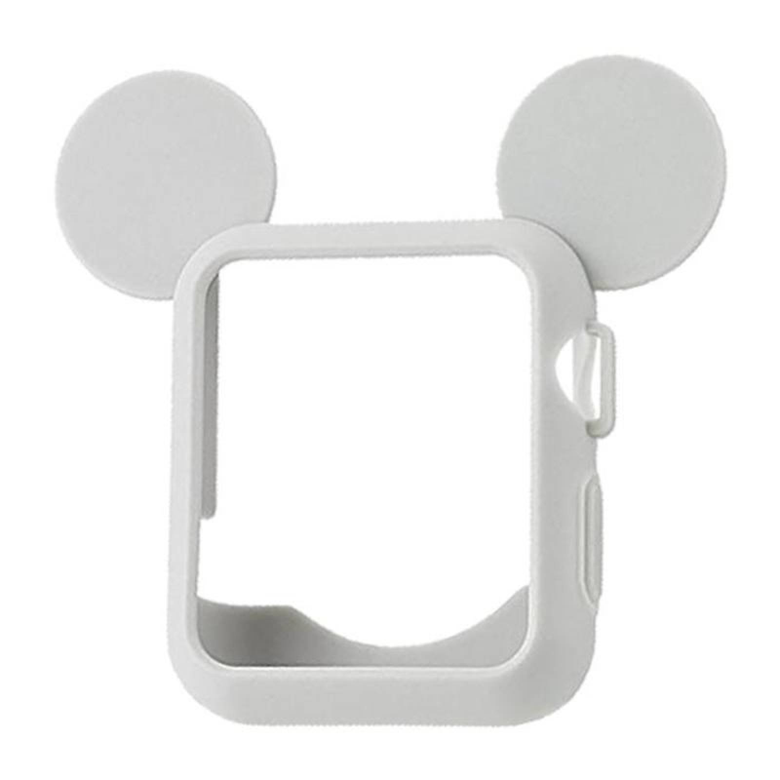 Bumper de SmartWatch Mickey MXMMB-003-1 38mm S123 FogGris Silicon Suave, Mickey Mouse Bumper