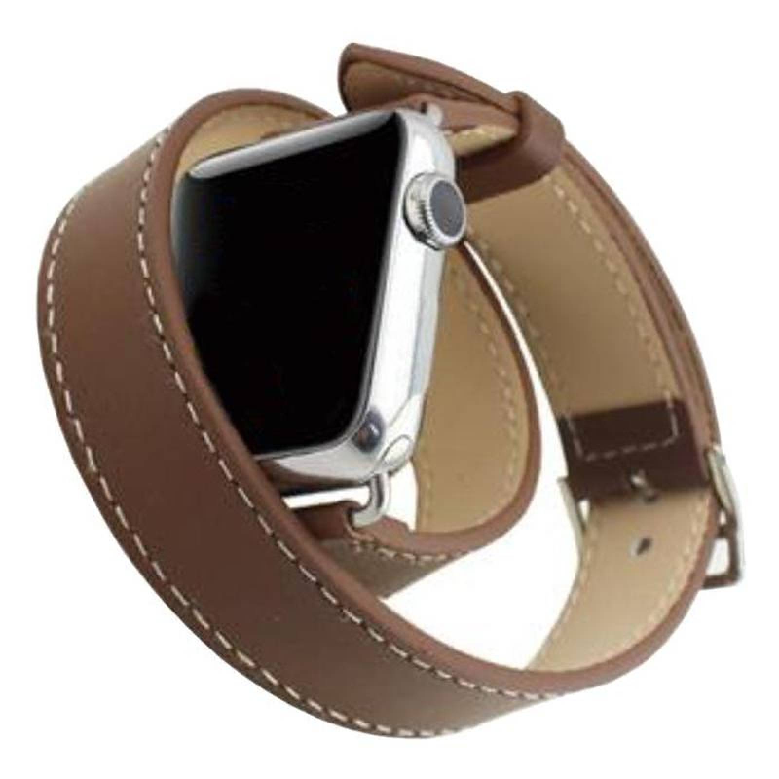 Correa Apple Watch 38/40mm Cuero café - La Carcasa