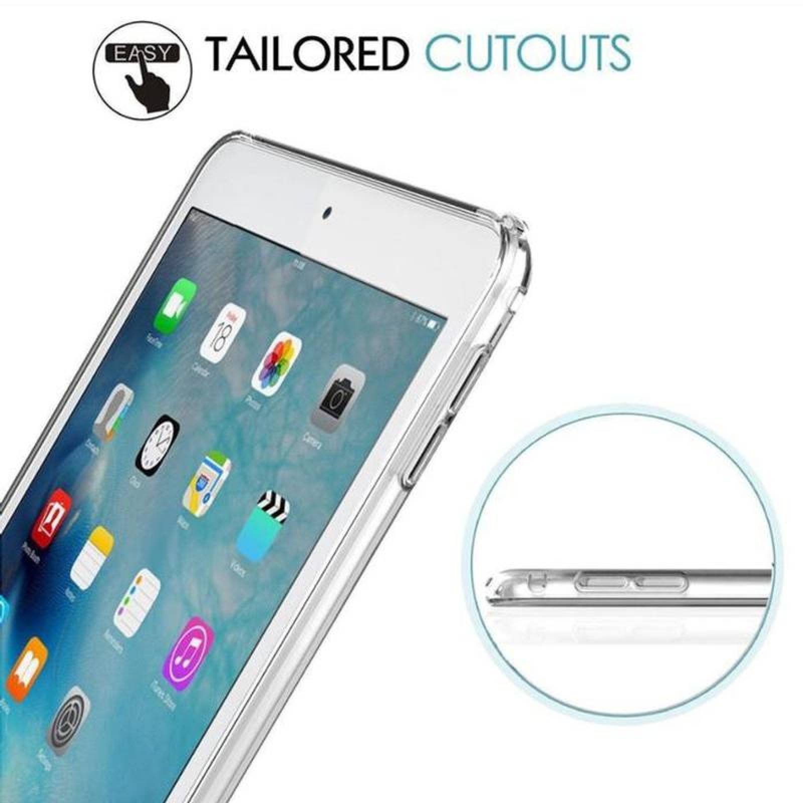  Fundas para Tablets a Mayoreo, MXDCS-008-3, Estuche Flexible, iPad Air 2, Plástico TPU, Transparente., IpadCase
