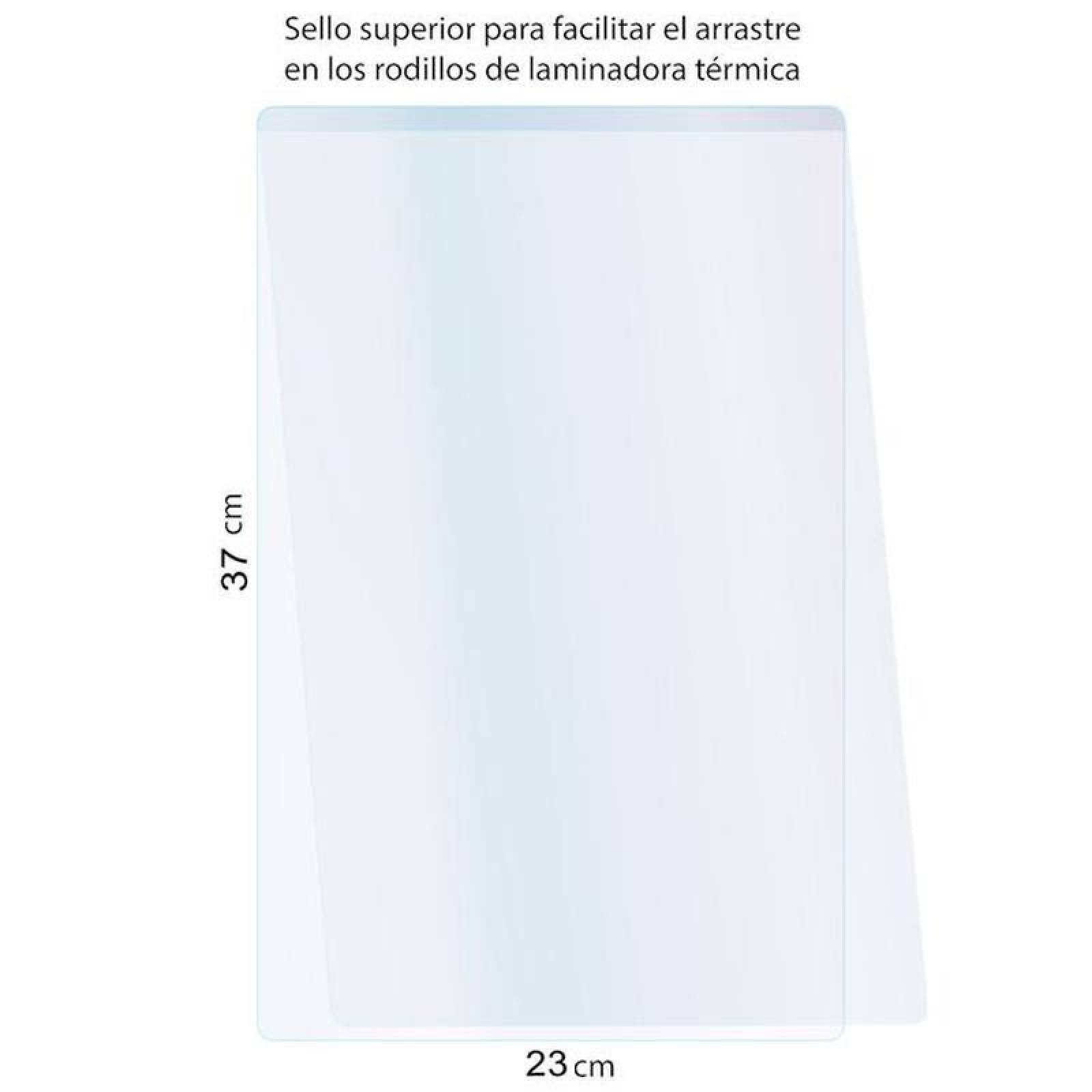  Mica para Enmicadora, MXHMF-006-1, 1000 Micas en 10 Paquetes, 37x23cm, C 0.008", Semi-Rígida, Oficio., ThermalOf