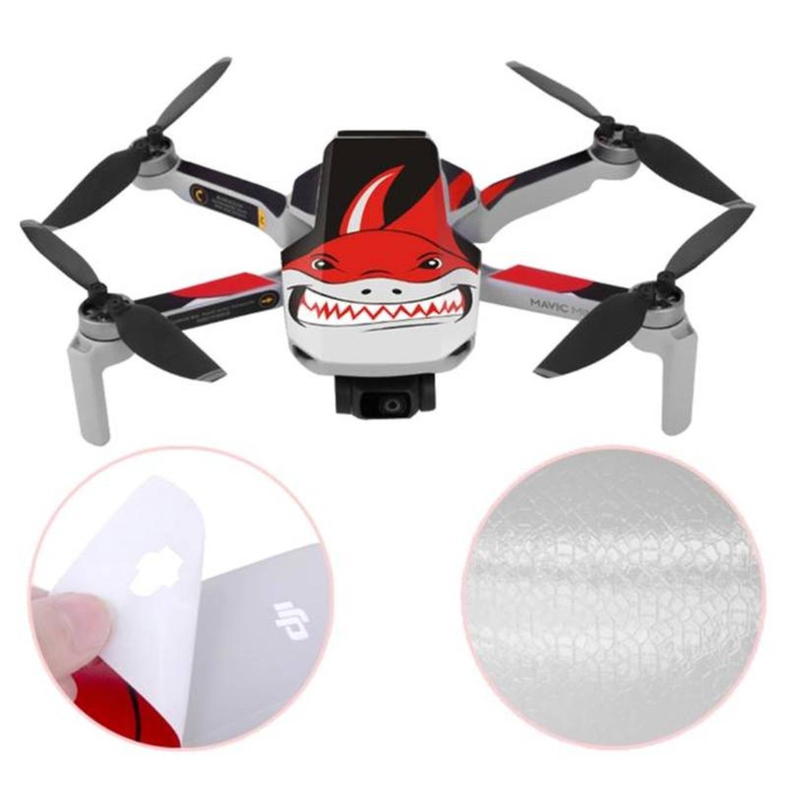 Pegatinas Para Dron Mavic Mini, MXMVM-002-3, 5x7 Pulgadas, Pegatinas, Granito Rojo, DJI Mavic Mini /2/SE, Impermeable, , PlayDecor
