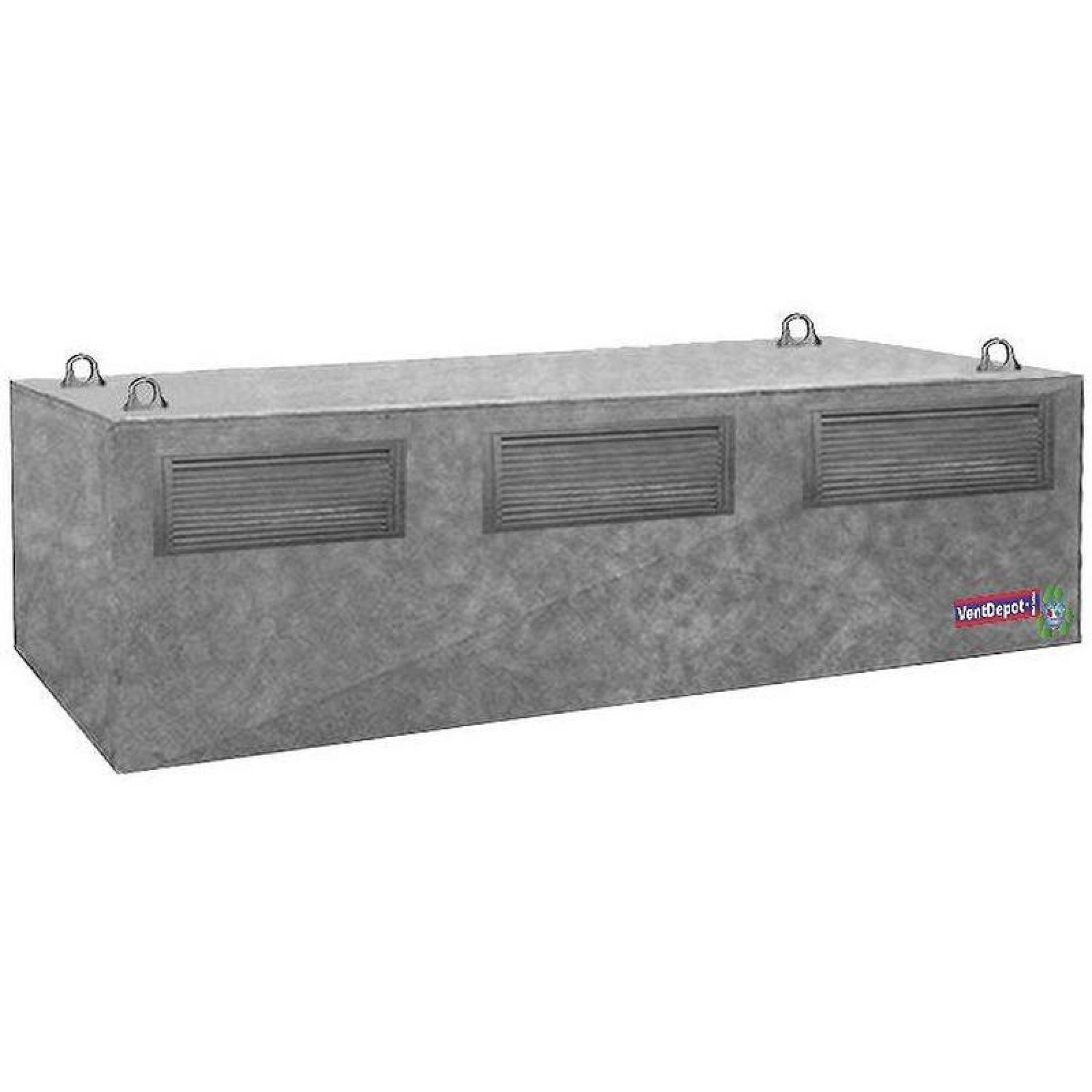 Campana para Techo MXFBH-0139 44x24x28" C,22 1Filtro Dren para Grasa Galvanizado FrontBlow
