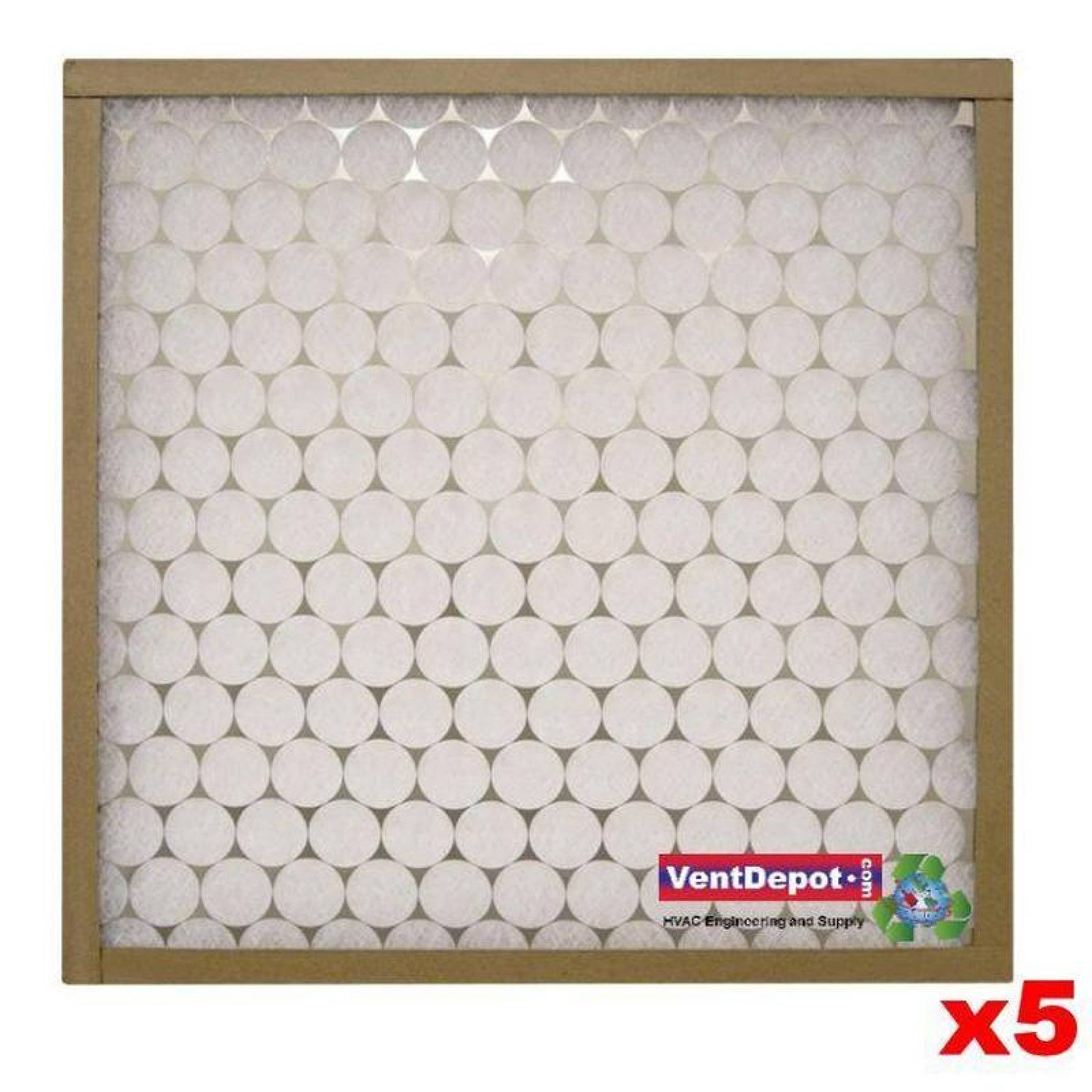 Filtro de Aire Marco Carton Rigido MXCTB-0068 10x20x1 MERV 4 Eficiencia 80 a 85porciento a 30 mic 724m³hr a 1mmcda desechable 5Pzas CartoFibra