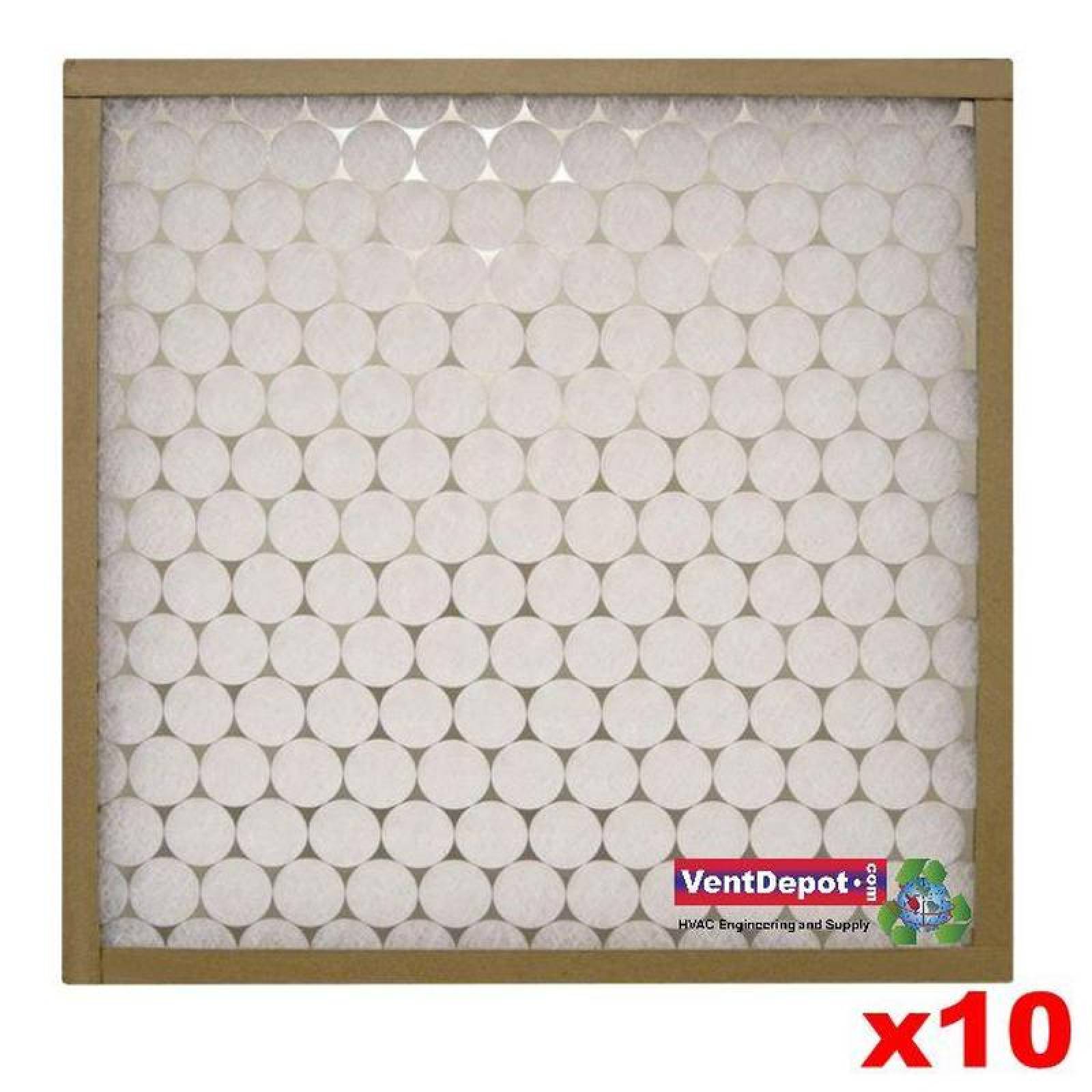 Filtro de Aire Para Uso Comercial MXCTB-0801 10x40x4 Eficiencia 80 a 85porciento a 30 mic 5792m³hr a 1mmcda desechable 10Pzas CartoFibra