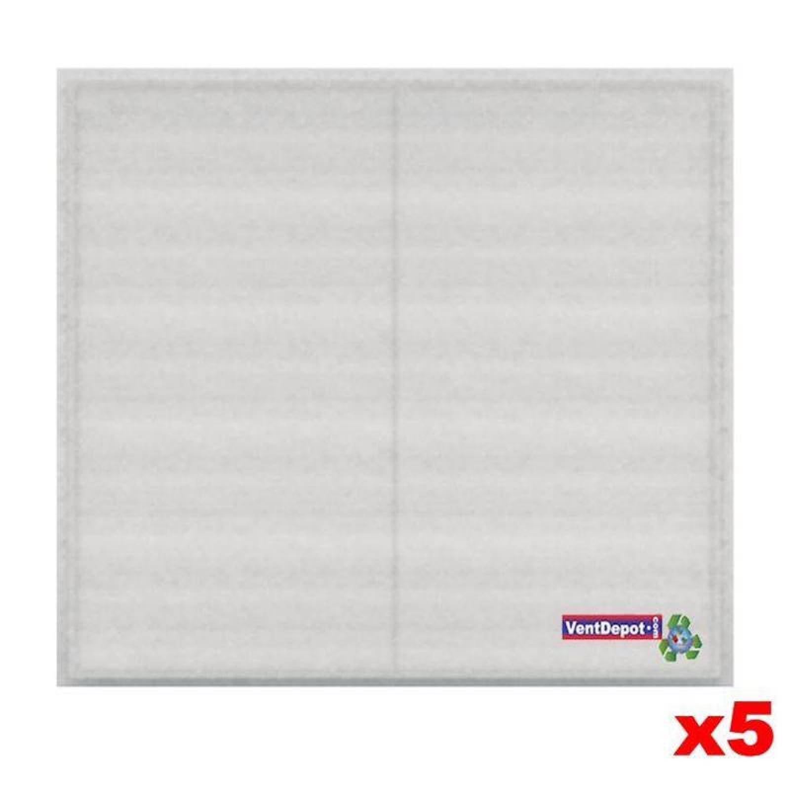 Filtros Para Aire Garantizados MXFFX-203 16x26x18" MERV 8 Eficiencia 75 a 85porciento a 30mic 586m3hr a 1mmcda desechable 5Pzas FlatFiltex