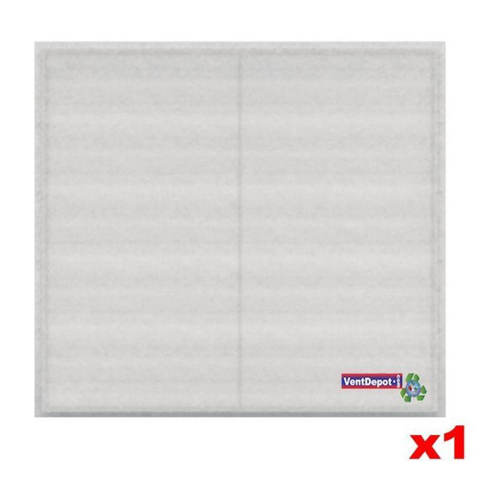 Depurador de Aire Captador de Polvo MXFFX-283 20x34x18" MERV 8 Eficiencia 75 a 85porciento a 30mic 768m3hr a 1mmcda desechable 1Pza FlatFiltex