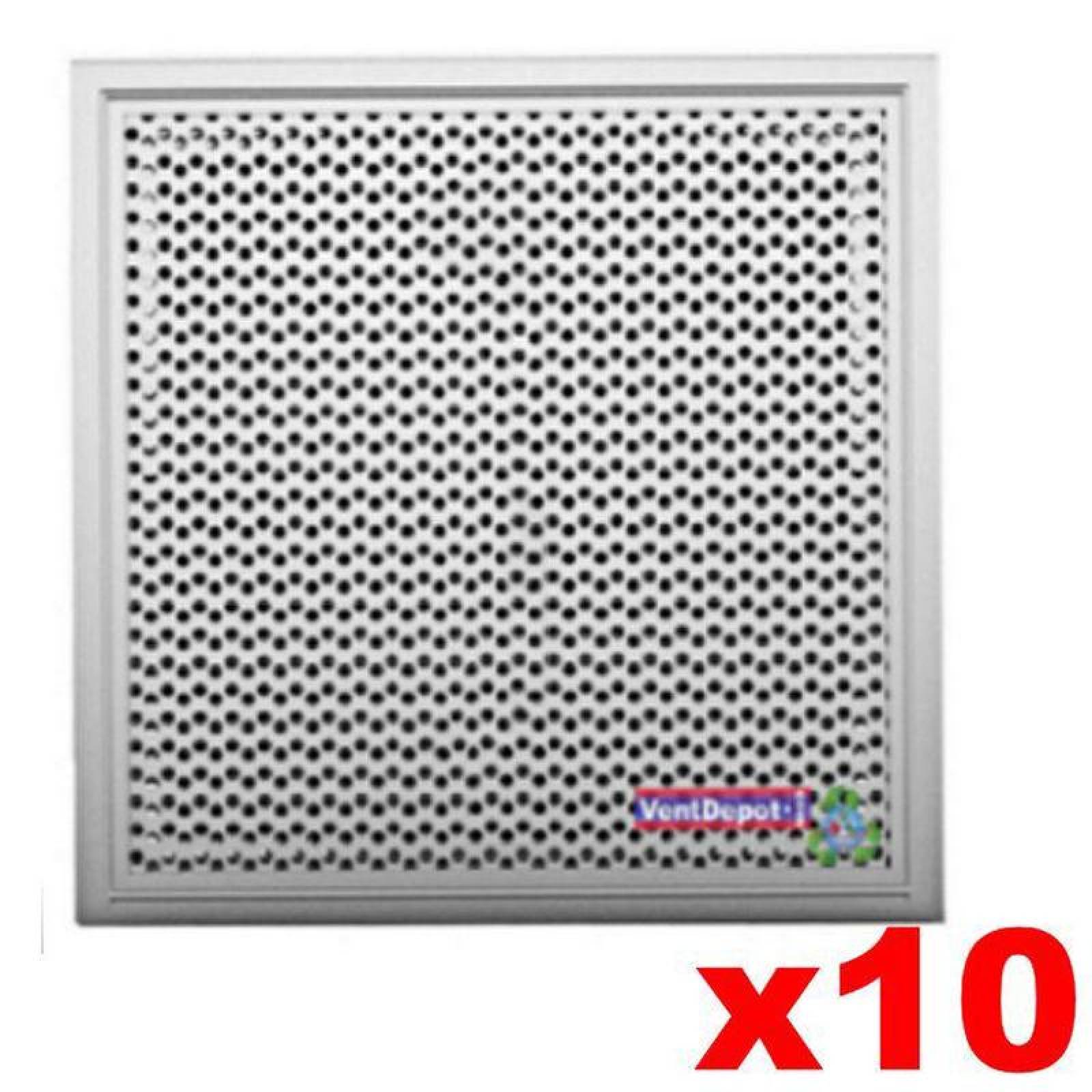 Purificadores de Aire de Acidos MXGCB-057 20x20x2" 2900m³hr a 15 mmcda MERV 7 Eficiencia 50 a 75porciento a 30 micras 10Pzas GranuCarb