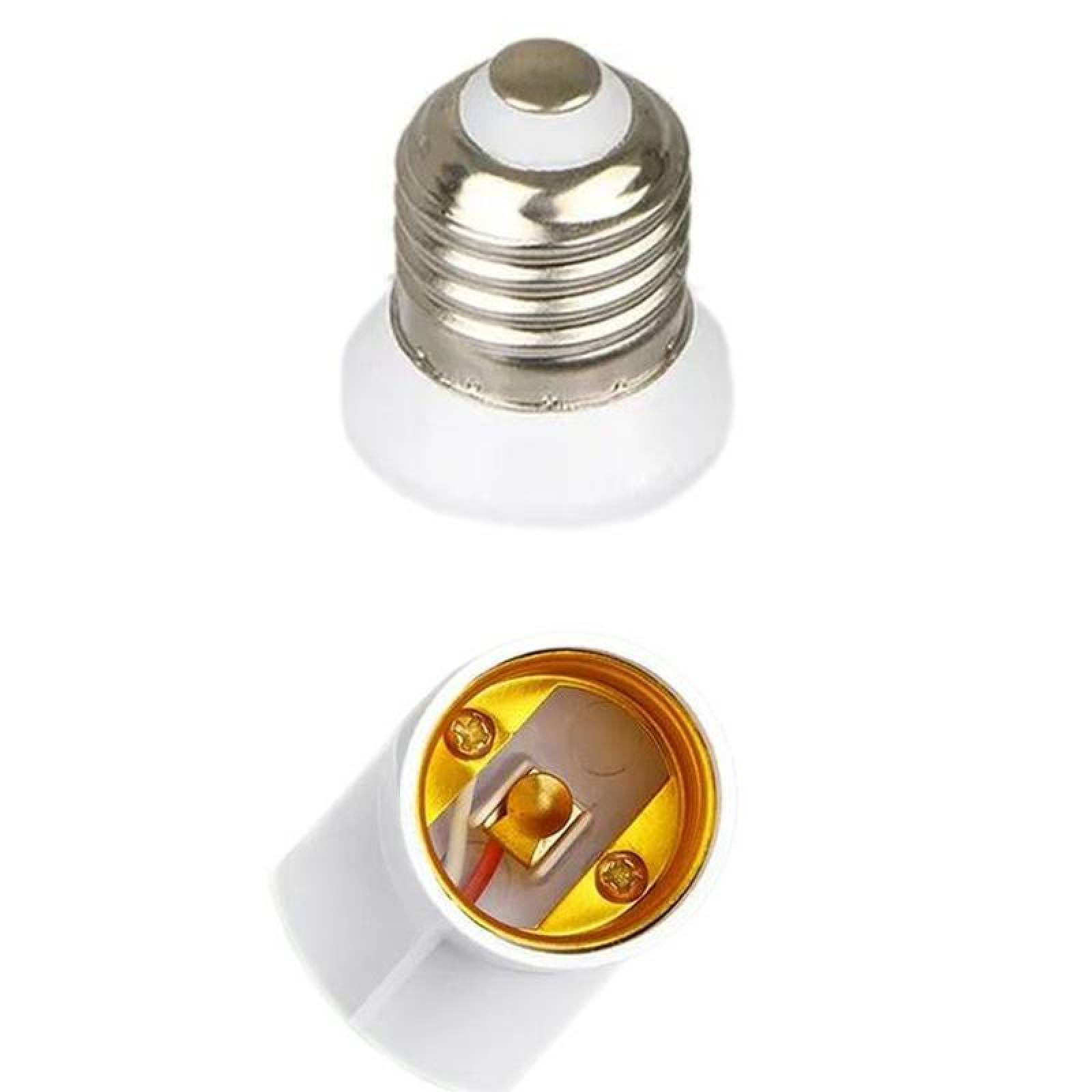 Socket para Bombillas para Casa MXDOU-002-1 2 Pzs 1 a 4 E27 110-220V 60Hz, AdapFour
