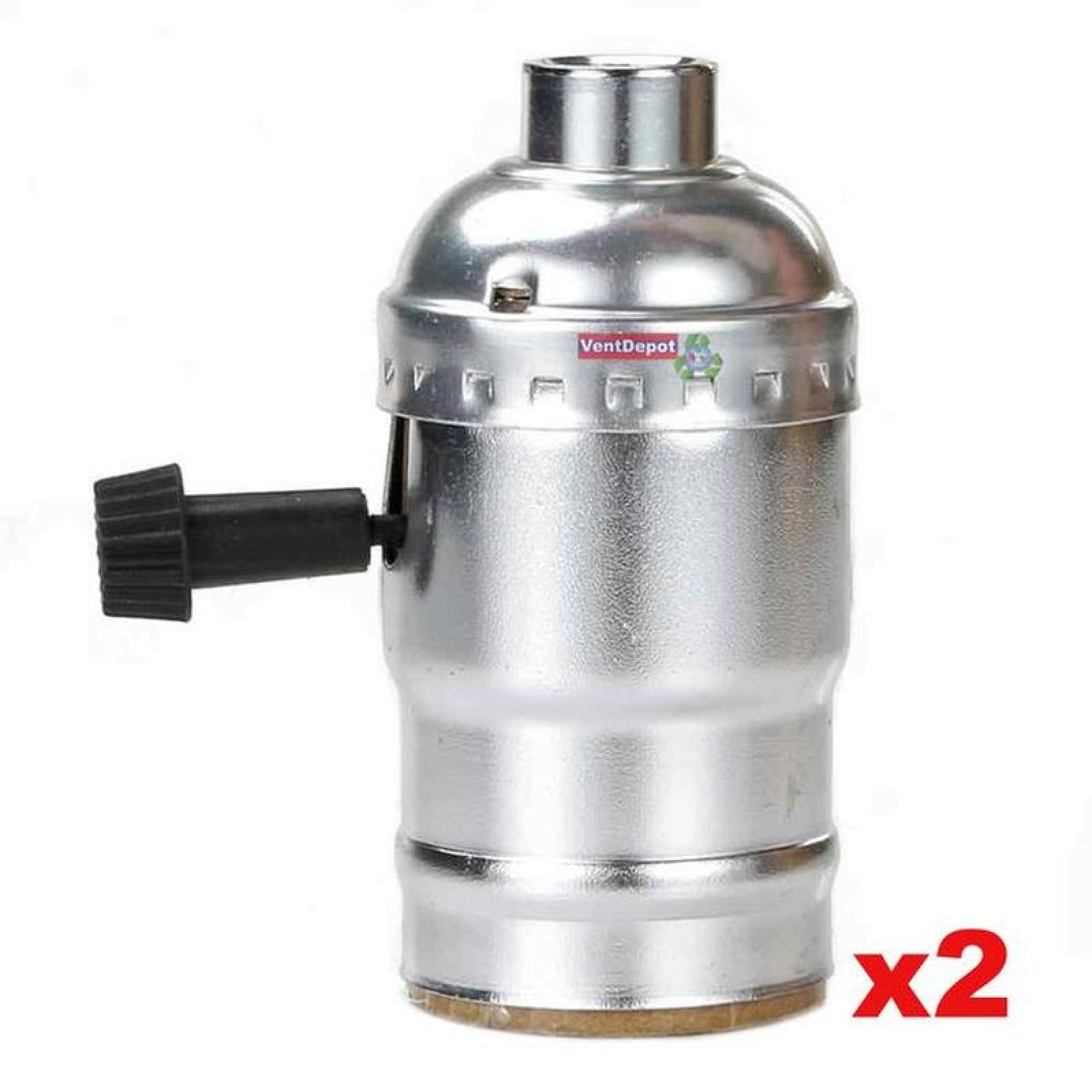 Sockets para Lámparas MXKUL-002-2 2 Pzs E27 110-220V 60Hz, SockBul