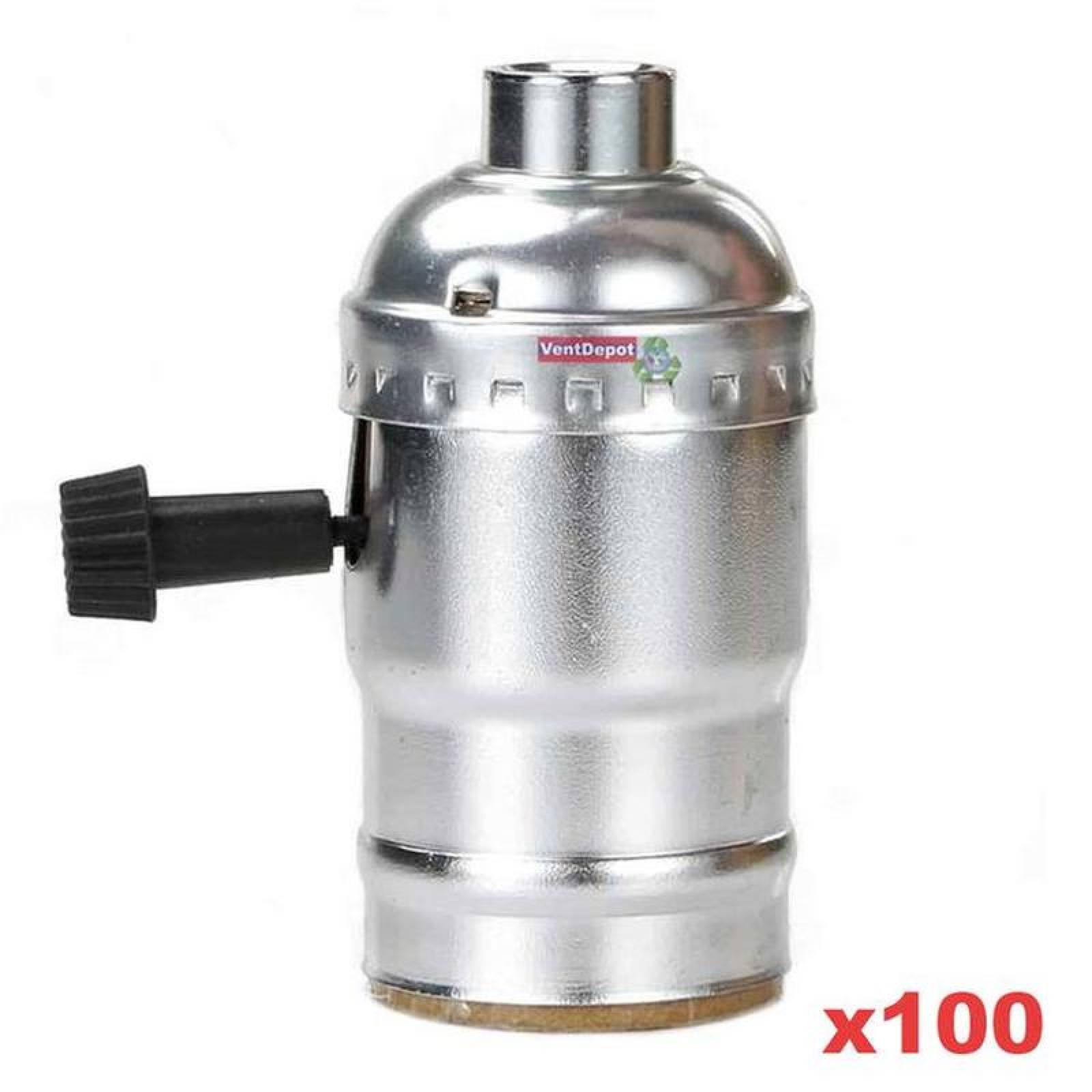 Portalámparas Tipo Edison MXKUL-012-1 100 Pzs E27 110-220V 60Hz, SockBul