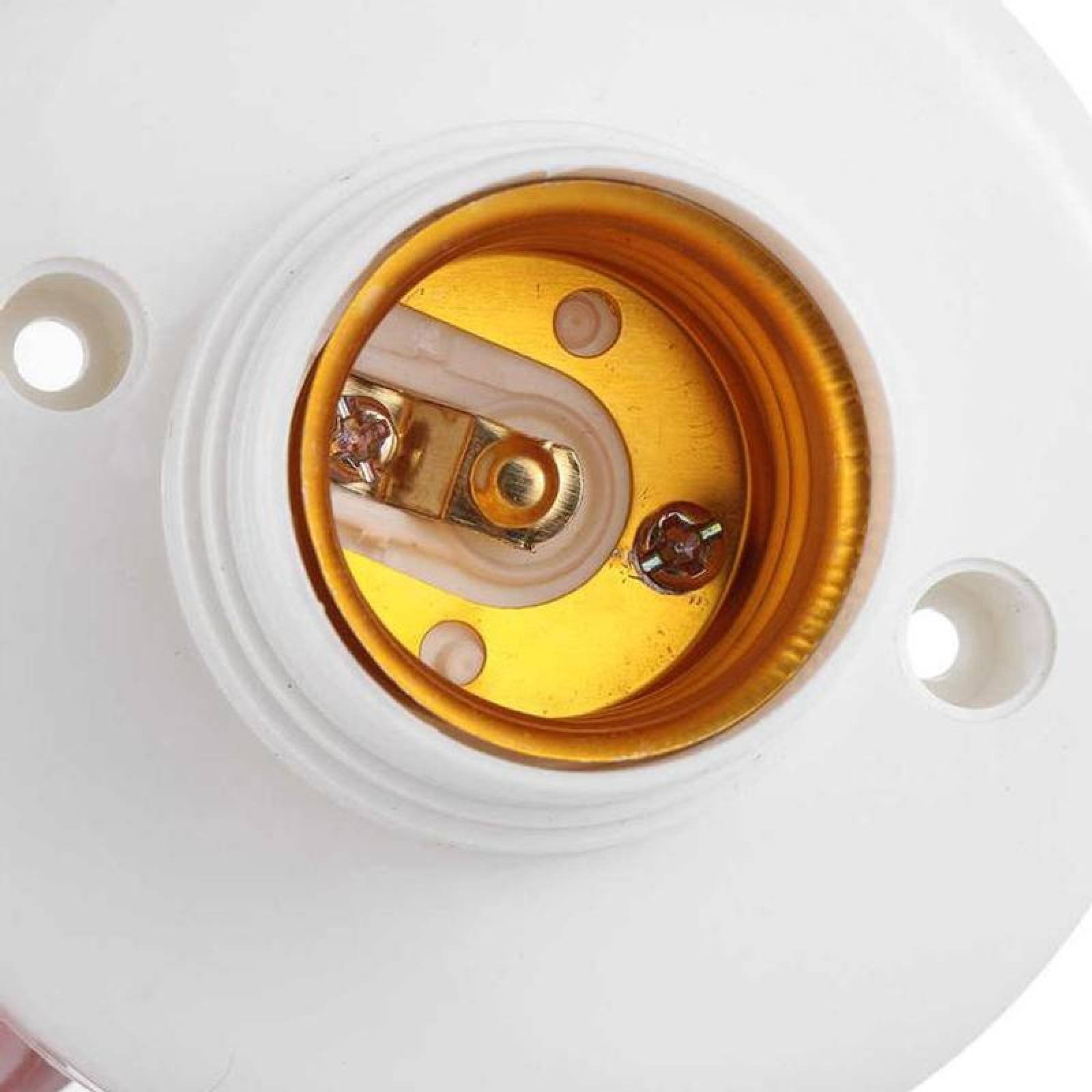 Socket con Rosca E27 MXWIE-001-2 1Pza E27 110-220V 6A 60Hz, SockWhite