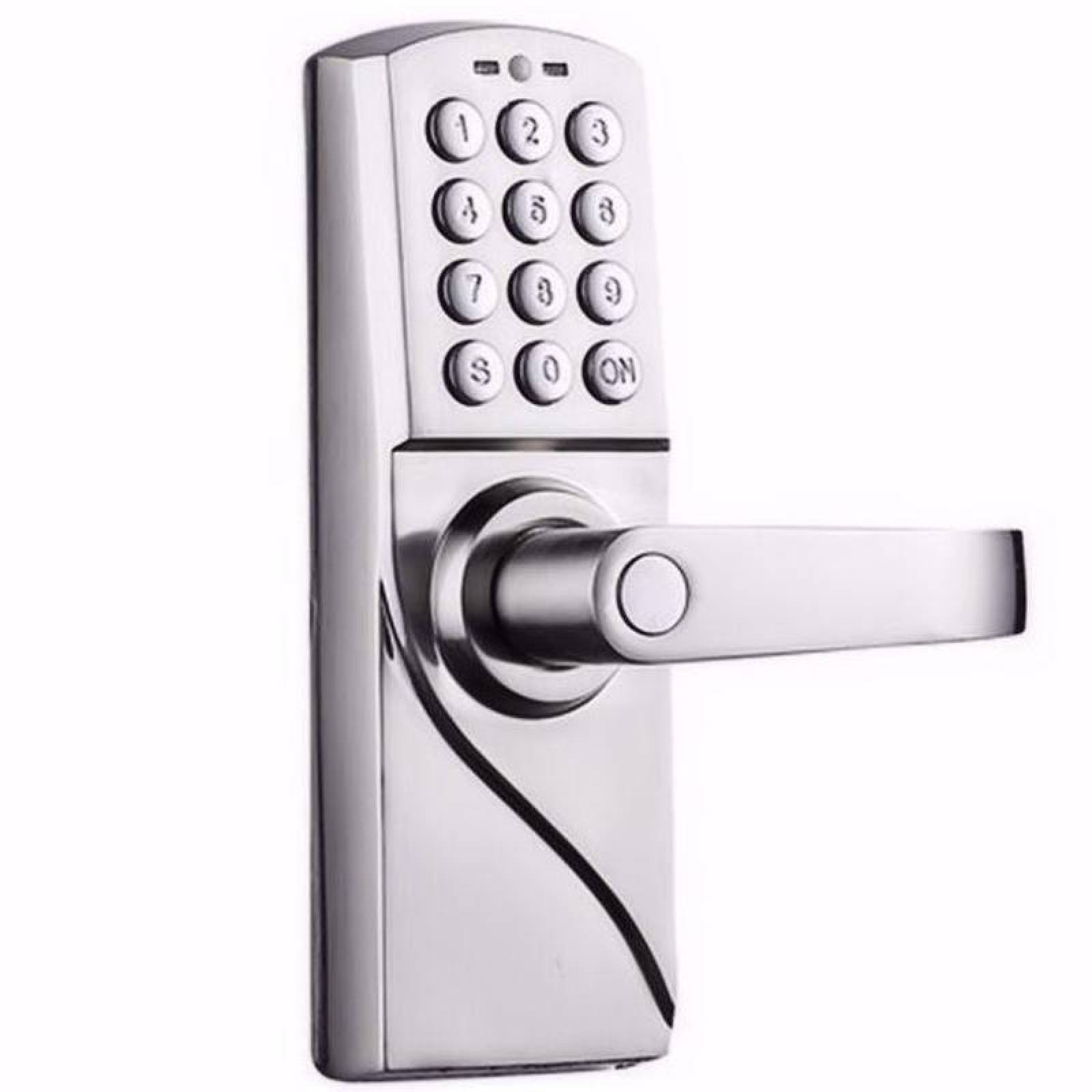 Manija de puerta con cerradura electrónica de inducción con contraseña,  cerradura de puerta de madera inteligente para el hogar, manija de puerta