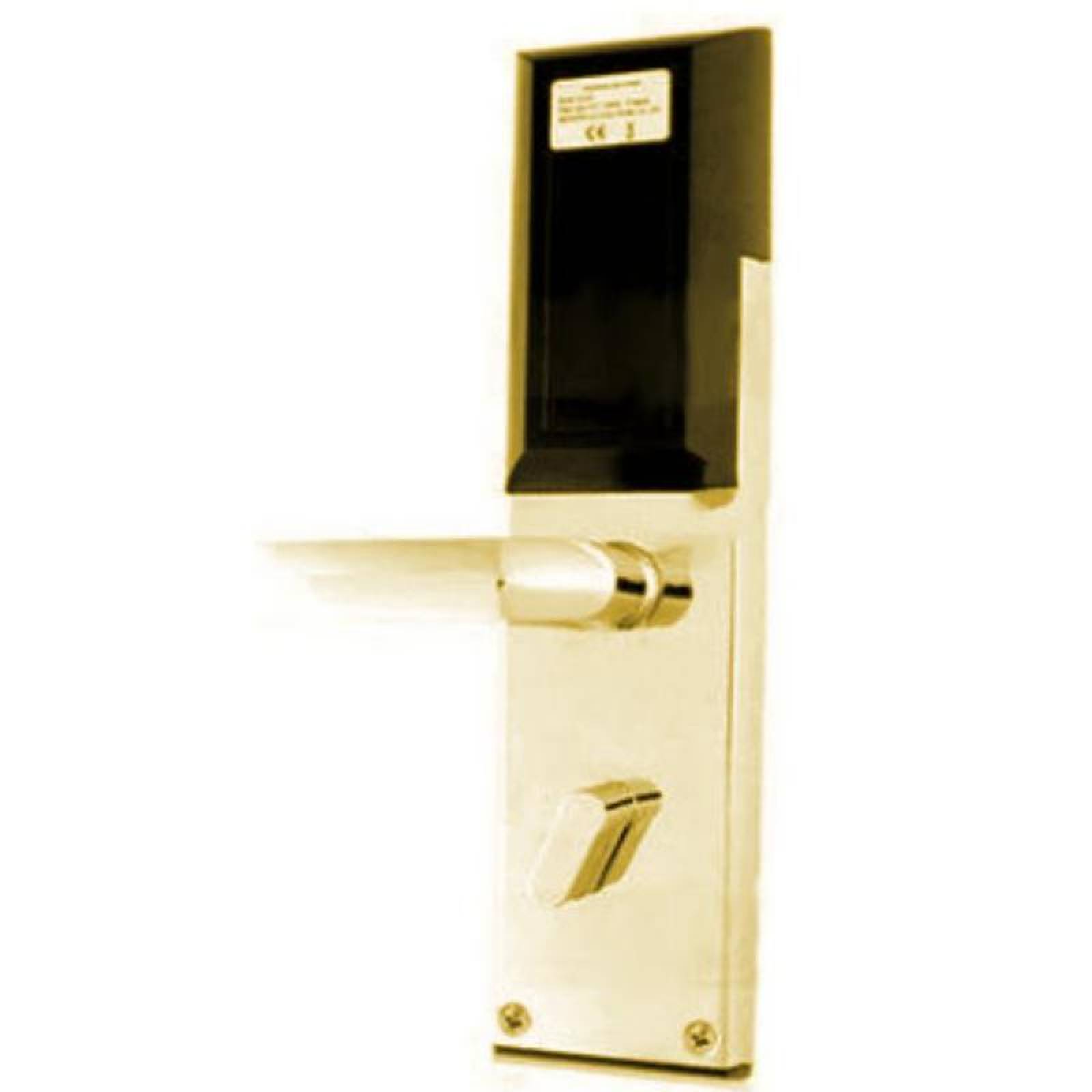 Chapa Electrónica MXLKP-001-7 NFC Oro Espesor de Puerta 35 a 55 mm Android y IOS Pilas 4 x AA No incluidas LockPhone