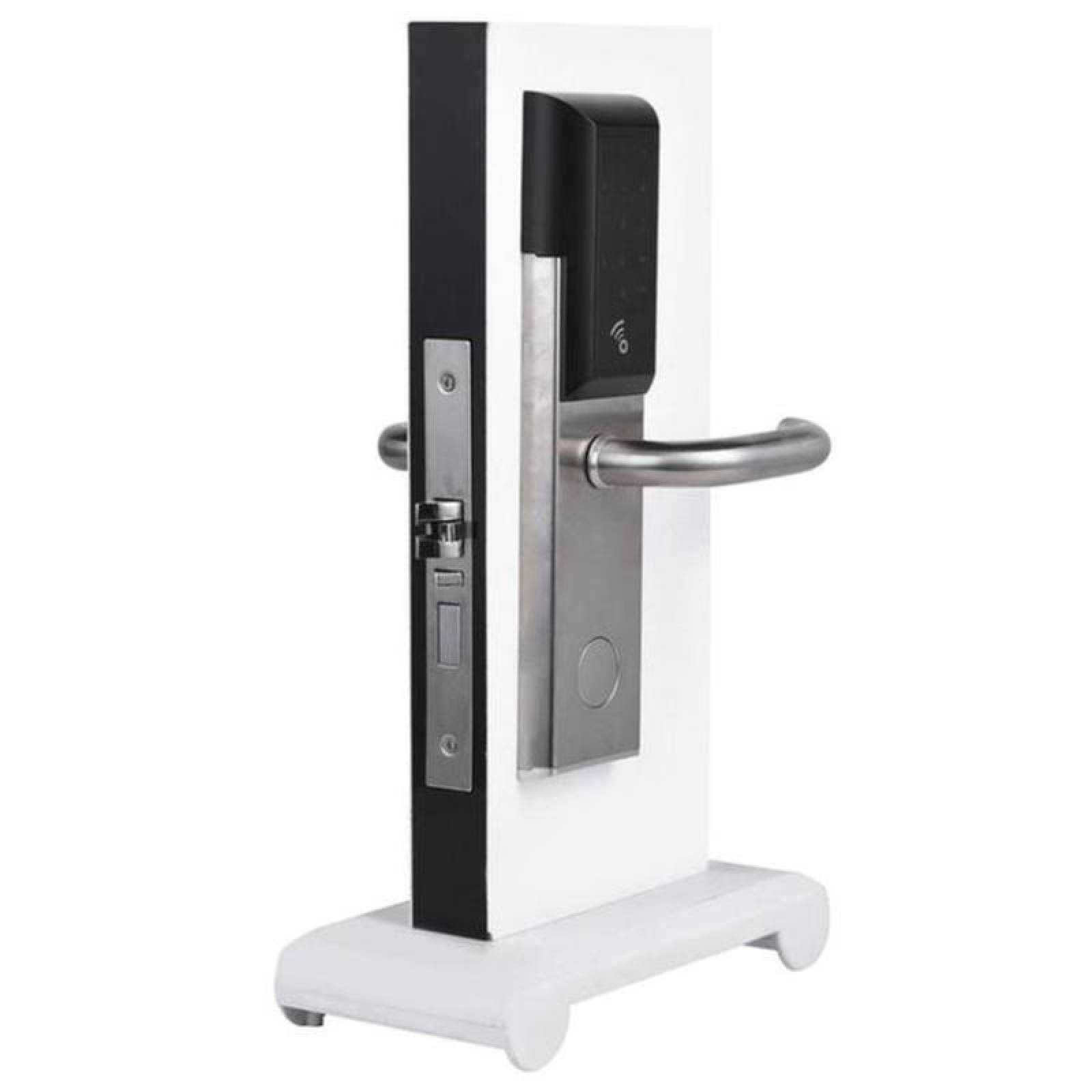 Cerradura Inteligente MXSAY-001-14 Sistema NFC 1 a 4 cm de lectura 5 seg de desbloqueo Pilas AA Aleación De Zinc Acero Inoxidable No incluye Baterías SmartKey