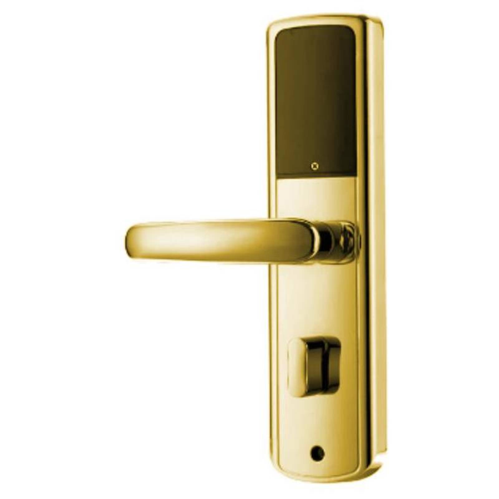 Chapa Electrónica MXSFK-002-12 NFC Oro Espesor de Puerta 35 a 55 mm Android y IOS Pilas 4 x AA No incluidas SoftKey