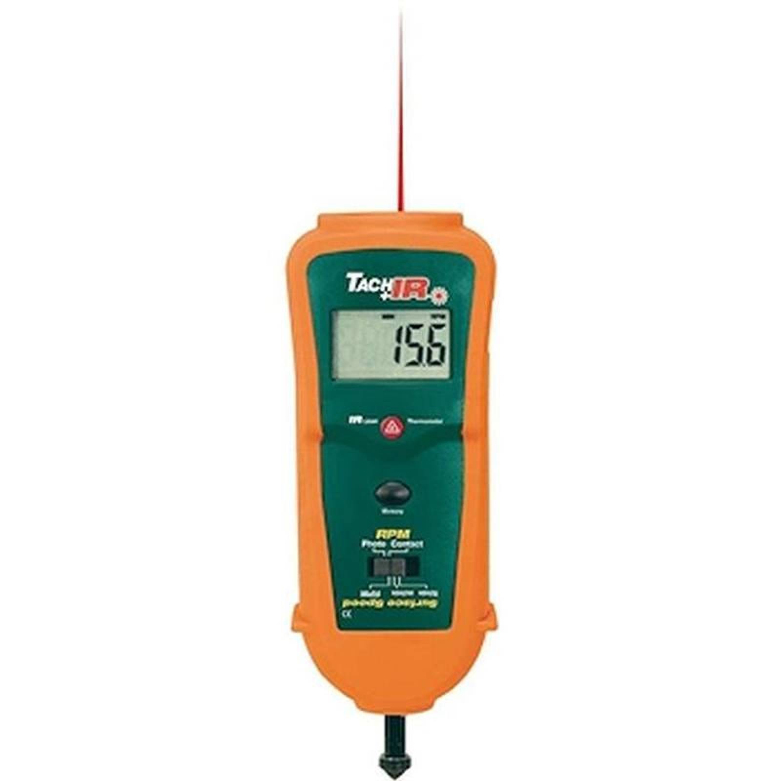 Tacómetro de Contacto NOM MXLTH-001-17 0,5 a 20,000RPM 10 a 99,999RPM IR 0,2 a 6560ftmin 0,05 a 1999,9mm LaserTach