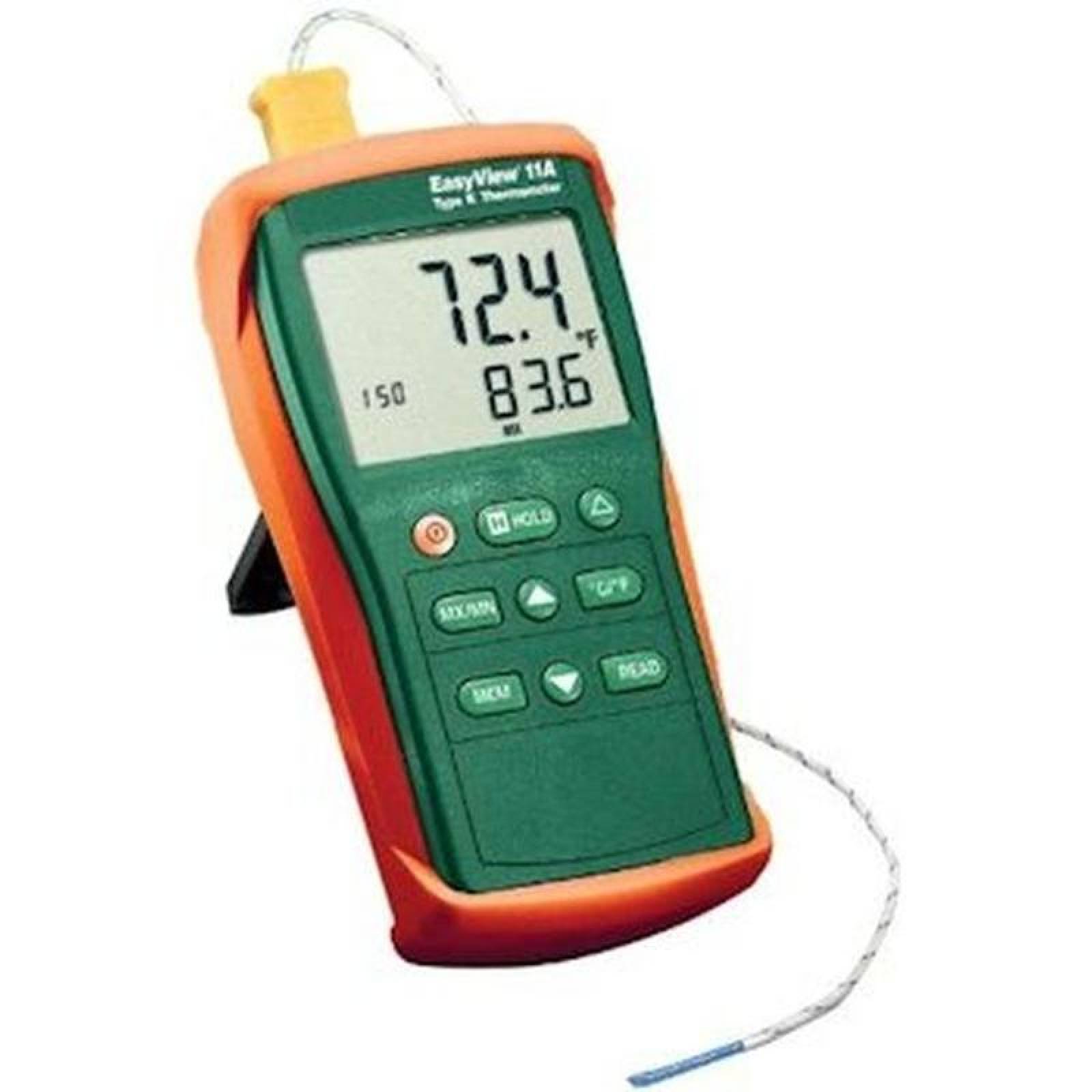 Termometro Digital Industrial MXEWT-001-9 RangoK 50 a 1300ºC PresiónBásica 0,3porciento rdg Entrada Simple EasyViewTherm
