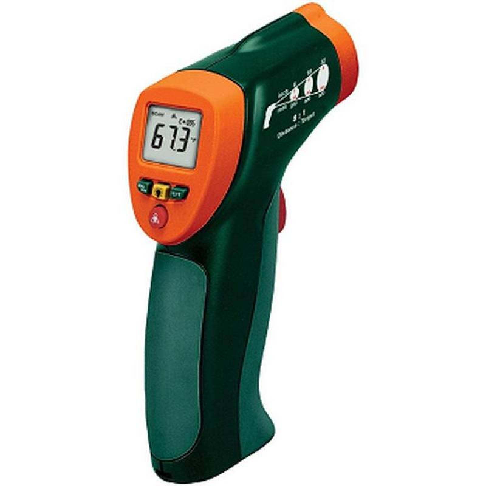 Termometro de Laboratorio MXTCP-001-10 Distancia láser 30,5cm Rango -20 a 332C Campo de Visión 81 TermoCompact