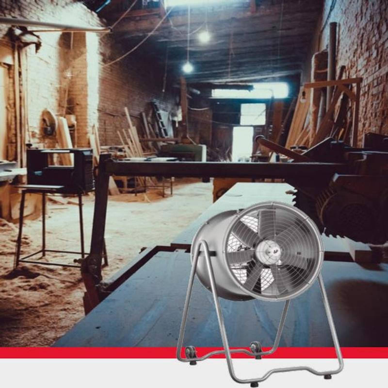 Ventilador de Pedestal Uso Continuo, MXEVS-005-3, 24" Diámetro, 15400 m3/hr, 220/440 V, 3.2/1.6A, 3/4HP, 74dB, 1Velocidad., ProcesoCool