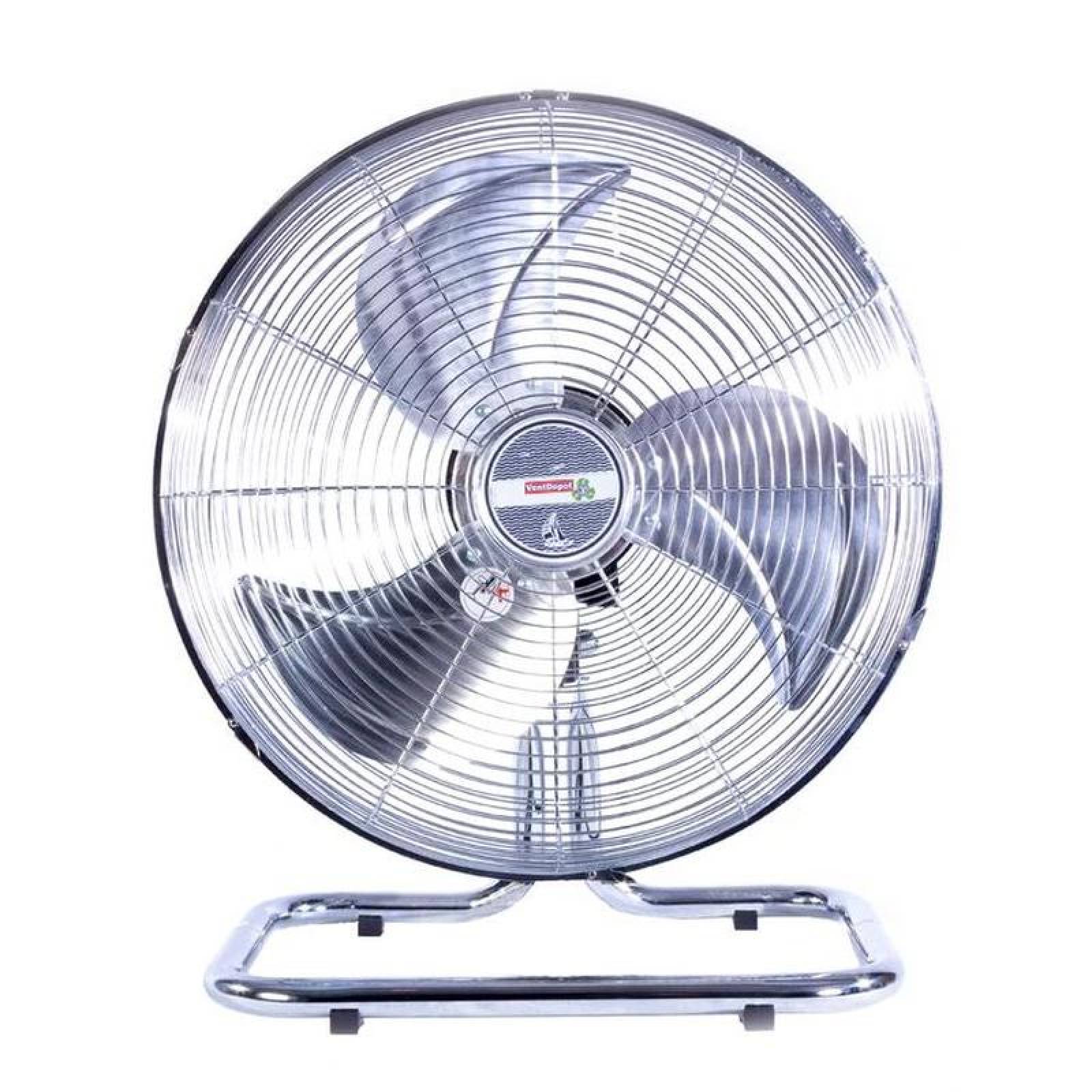 Ventilador Acabado en Cromo, MXORV-001-30, Aspas 18" Diámetro Aluminio, 4060CFM, 127V, 60Hz, 53dB, 3 Velocidades, 100porciento Metálico,, FloorVent