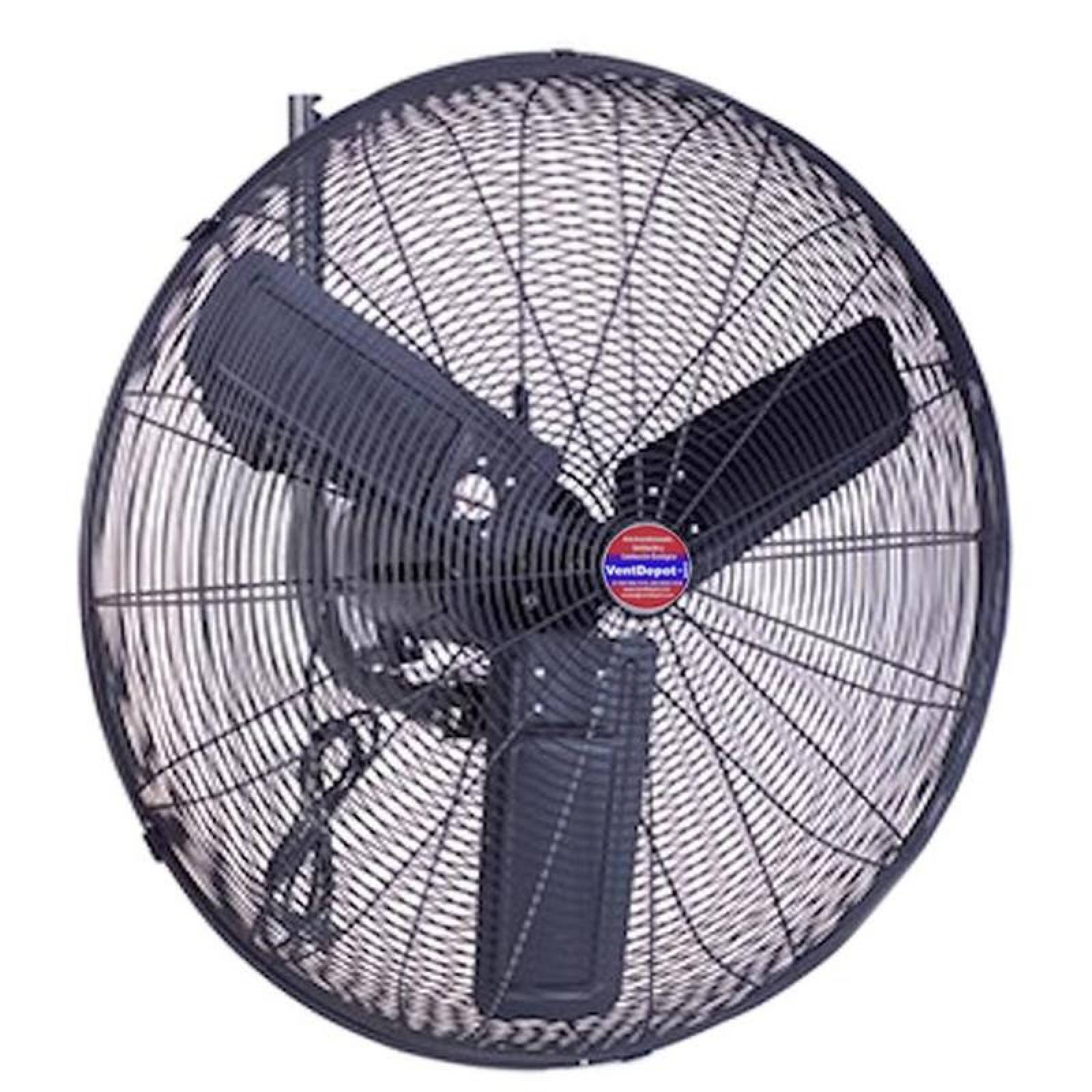 Ventilador Axial Oscilatorio NOM, MXWLF-001-30, Aspas 30" Diámetro, Control de 3 Vel,127V, 60Hz, 300 Watts, Oscilatorio, WallFan