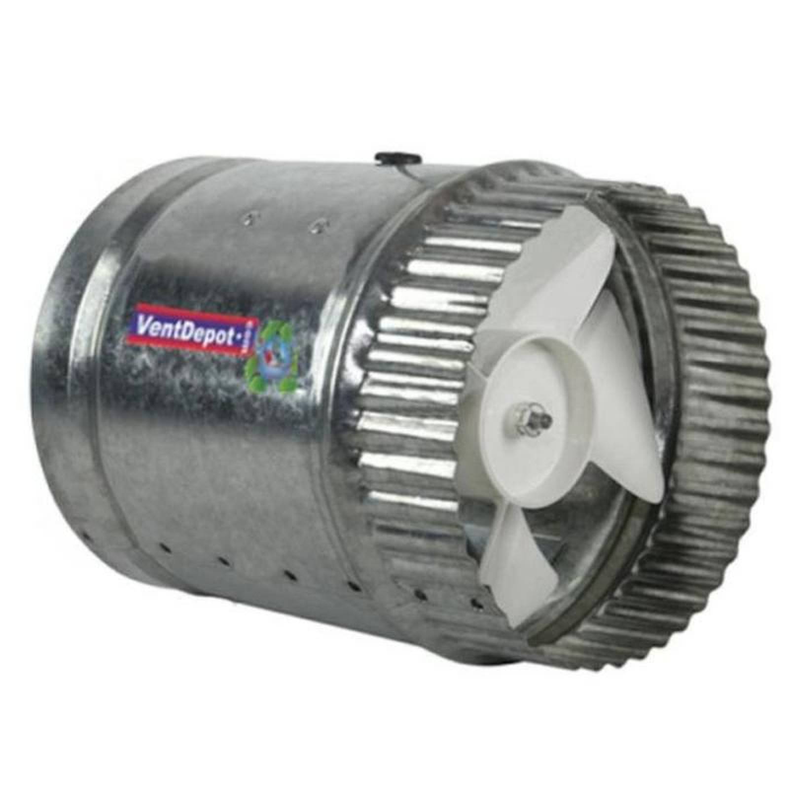Extractores para Ducto Metalico, MXHEB-001-2, Ducto 4" Diámetro, 102m3/hr, 127V/1F/60Hz, 13W, 0,25A, 38dB, Aspa ABS, HelicoBoost