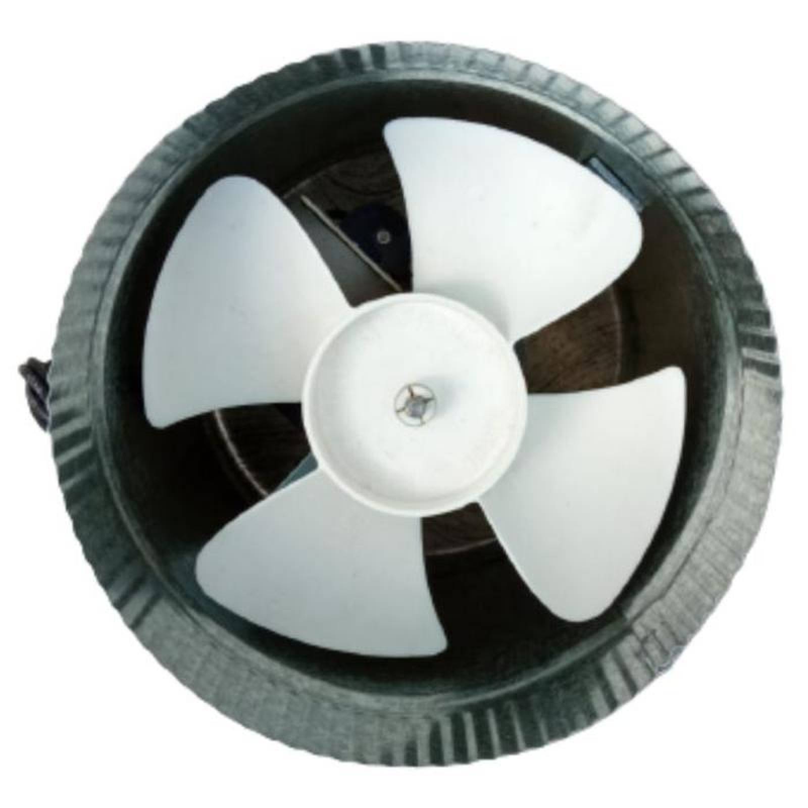 Extractores para Ducto Metalico, MXHEB-001-2, Ducto 4" Diámetro, 102m3/hr, 127V/1F/60Hz, 13W, 0,25A, 38dB, Aspa ABS, HelicoBoost