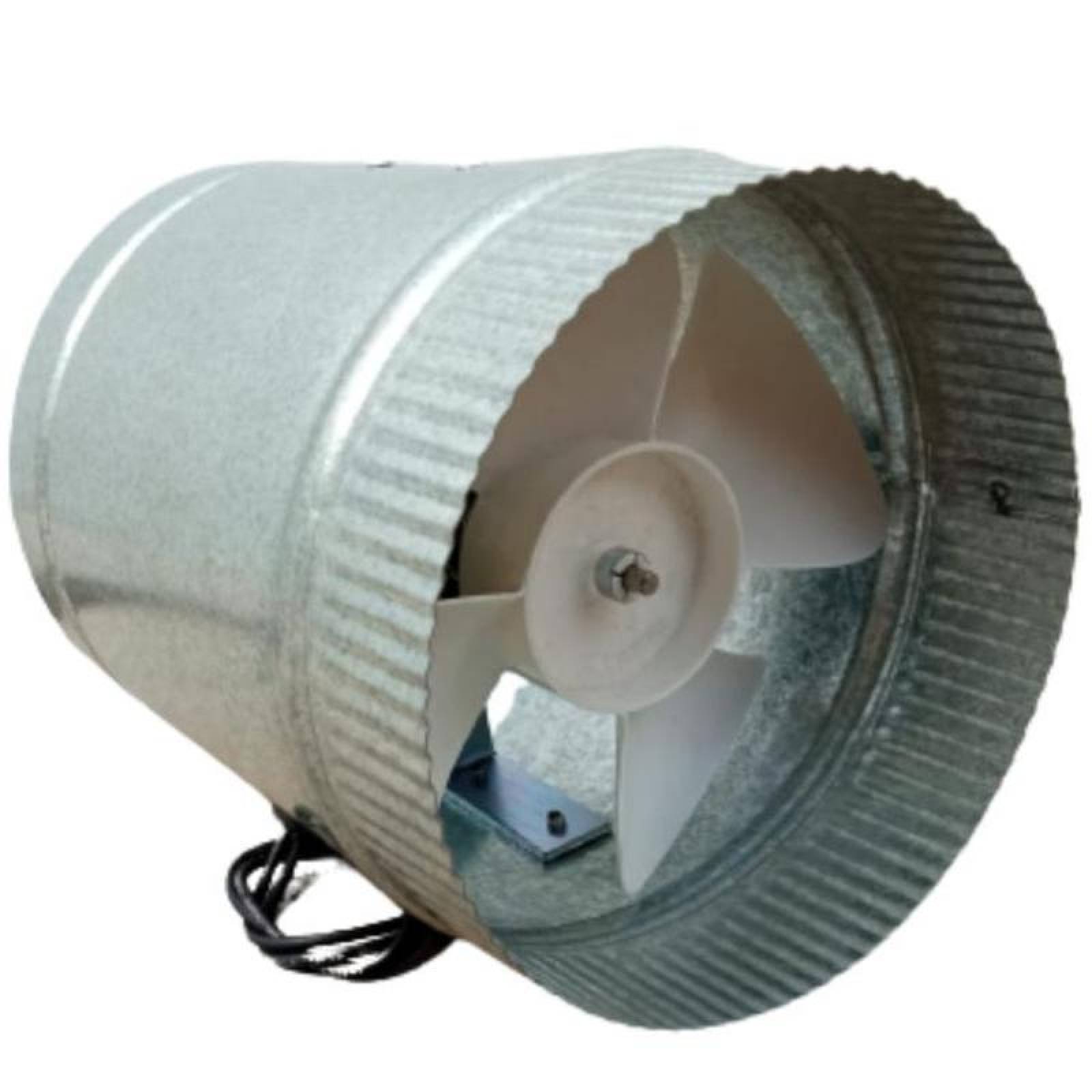 Extractores para Ducto Metalico, MXHEB-001-2, Ducto 4" Diámetro, 102m3/hr, 127V/1F/60Hz, 13W, 0,25A, 38dB, Aspa ABS, HelicoBoost
