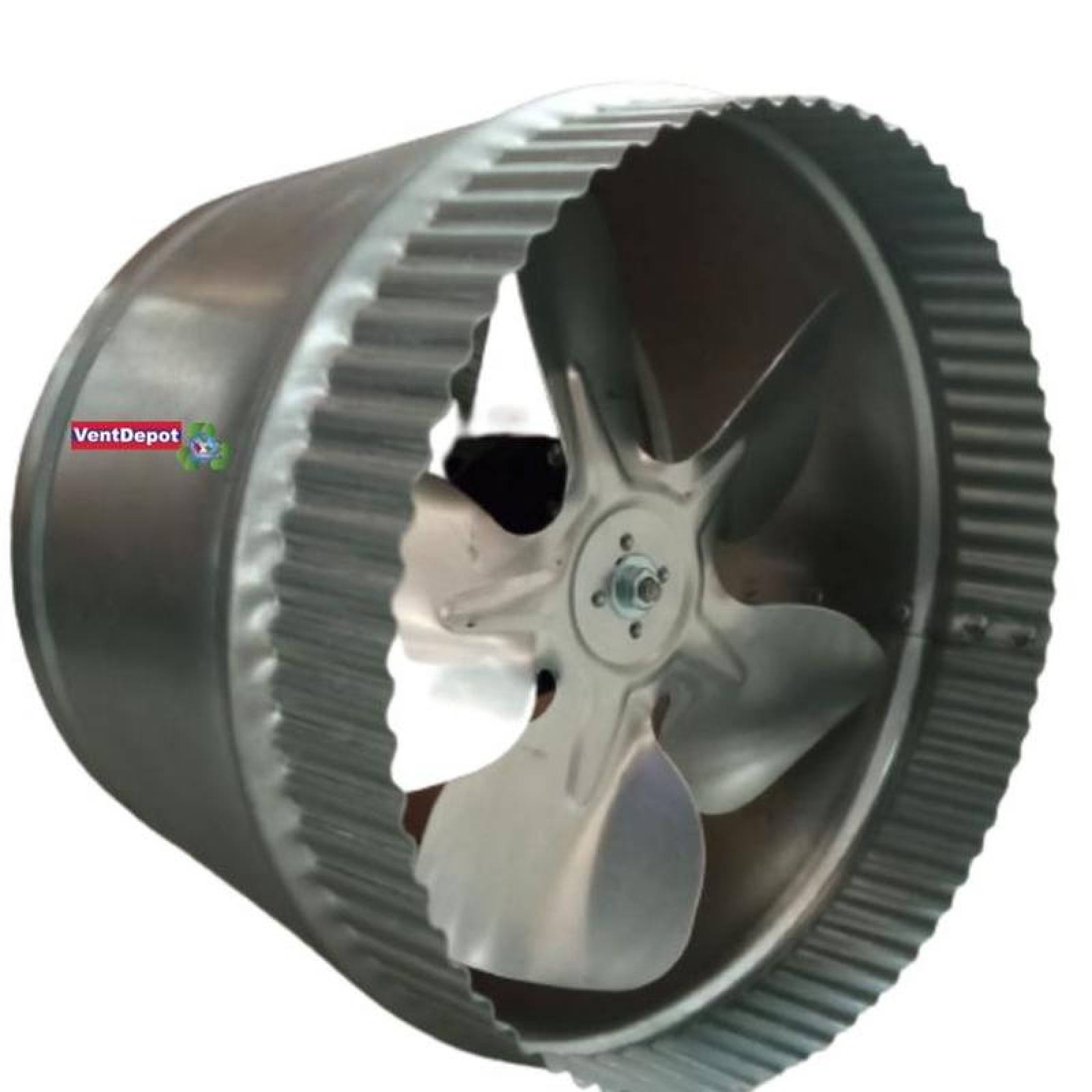 Extractor Helicoidal de Baños, MXHEB-004-5, Ducto 10" Diámetro, 1104m3/hr, 127V/1F/60Hz, 35W, 0,55A, 57dB, Aspa Metal, HelicoBoost