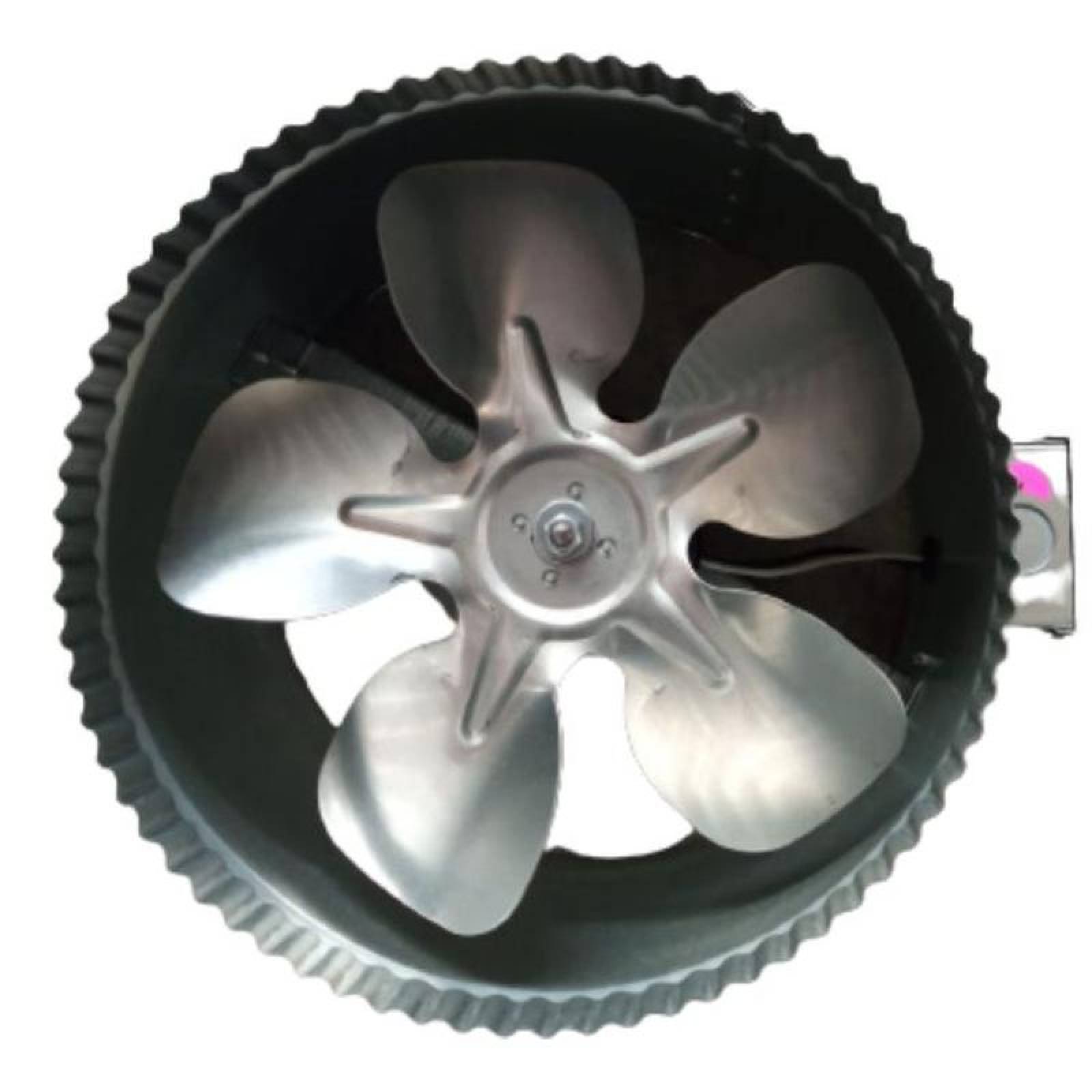 Extractores de Aire Casero, MXHEB-005-3, Ducto 12" Diámetro, 1954m3/hr, 127V/1F/60Hz, 71W, 1A, 60dB, Aspa Metal, HelicoBoost