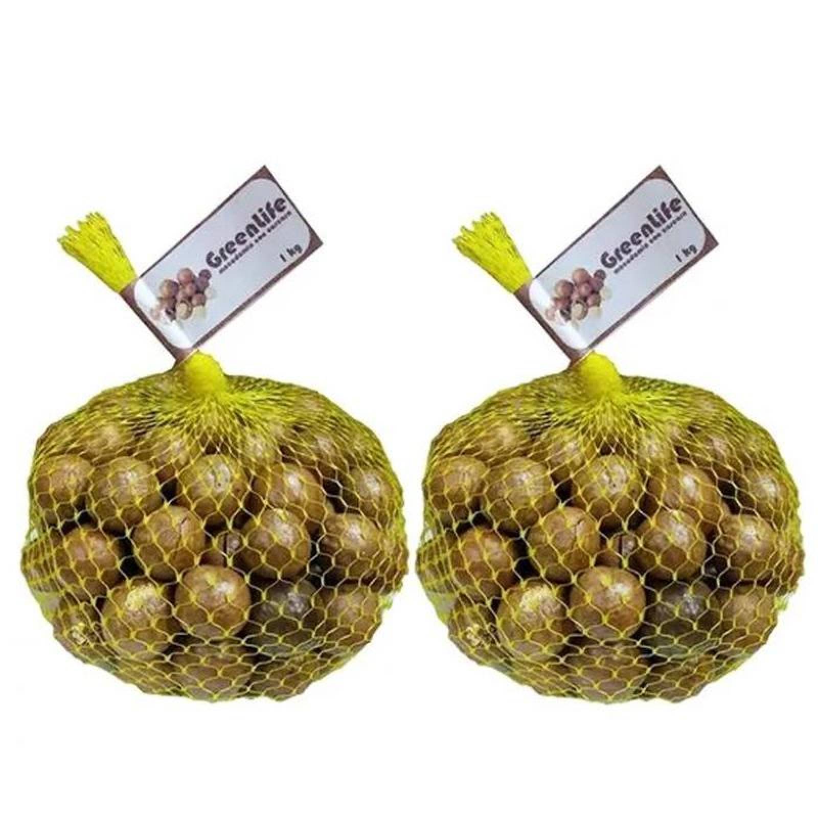 Nueces de Macadamia No Peladas MXMCG-002-5 2Kg Nuez Macadamia Orgánica Con Cascara Natural, Macadamia Natural Con Cascara