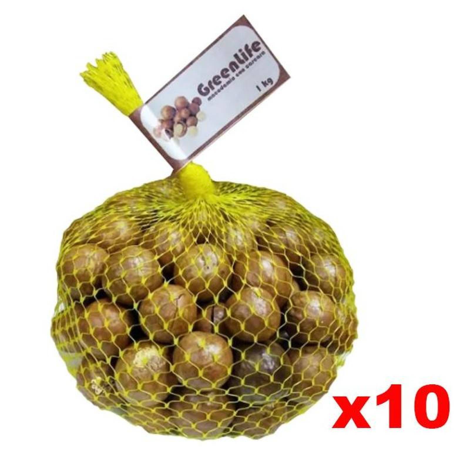 Nuez de Macadamia Oferta no Pelada MXMCG-005-6 10Kg Nuez Macadamia Orgánica Con Cascara Natural, Macadamia Natural Con Cascara