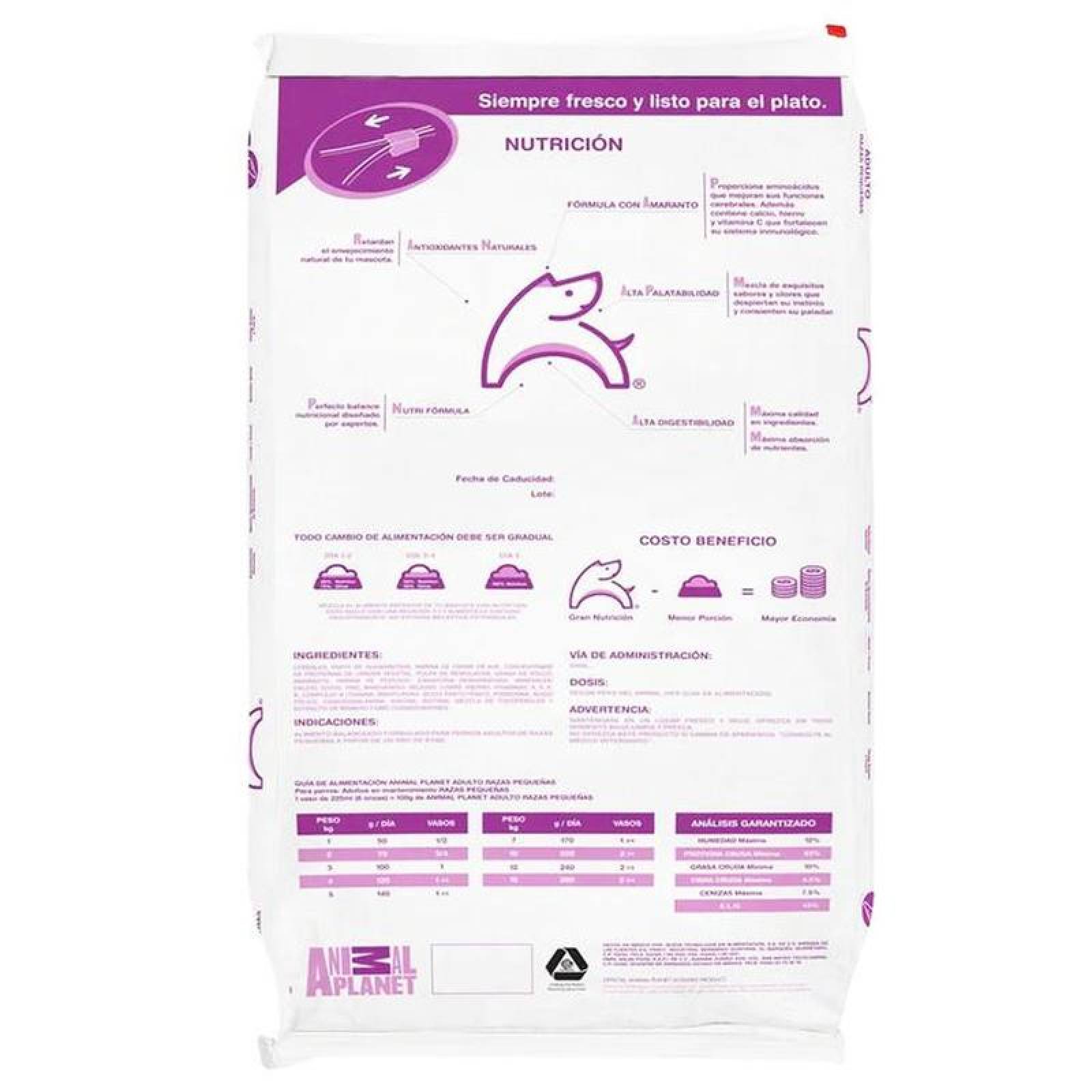 Alimento para Perro Animal Planet, MXRPZ-001-9, 3 Kg, Croquetas, Perro Adulto Raza Pequeña., Animal Planet Nutrition Adulto Razas Pequeñas