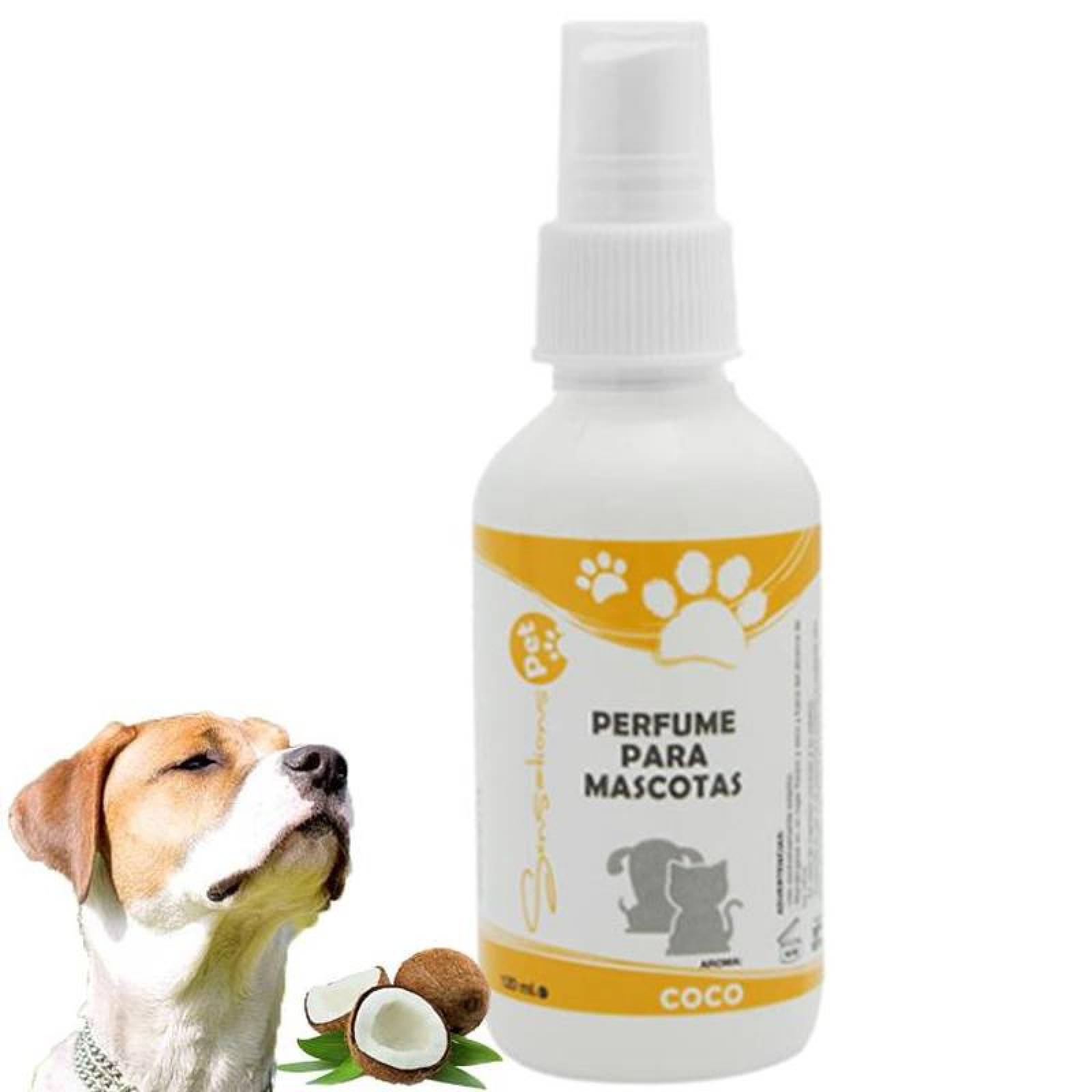Perfume para Animales Domesticos MXSML-003-1 120ml Coco Perros y Gatos Botella con Atomizador, SmellFun