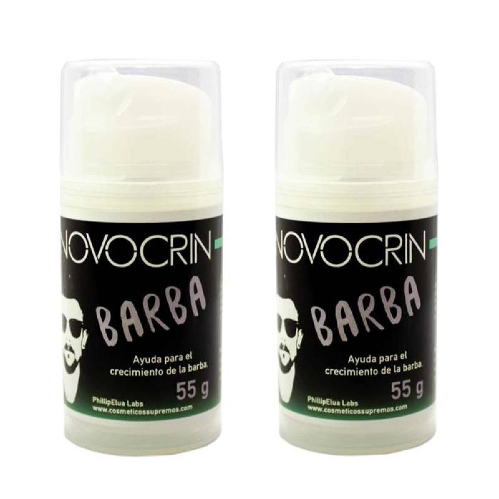Tratamientos para Crecer Barba MXBRG-002-5 2 Pzs 55gr Bálsamo en Crema 100porciento natural Uso diario, BeardGrow