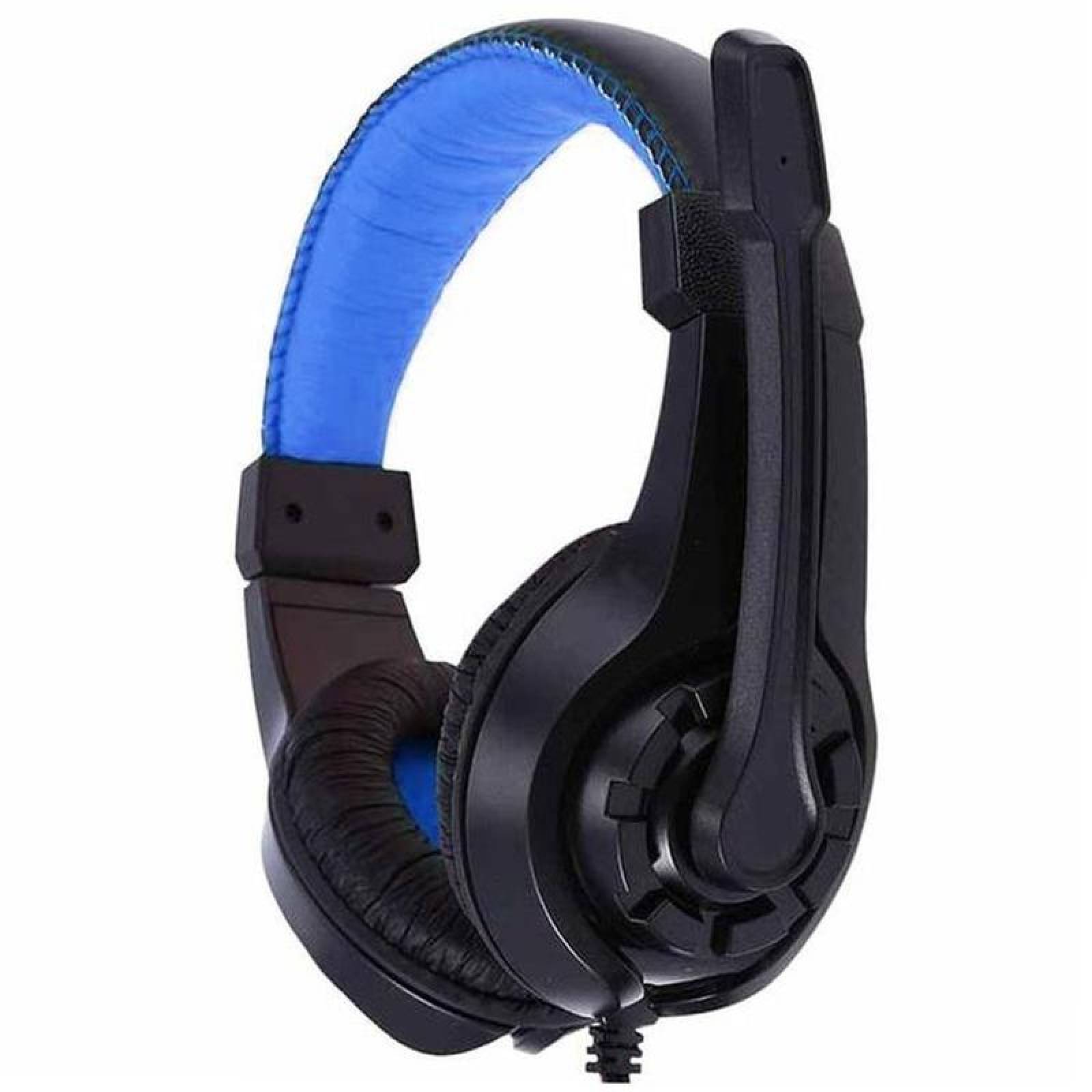 Auriculares Diadema con Micrófono, MXGIU-001-12, Azul, Jack 3.5mm, Cable 2.m, 105±3dB, 20Hz a 20000Hz, SpecialBass