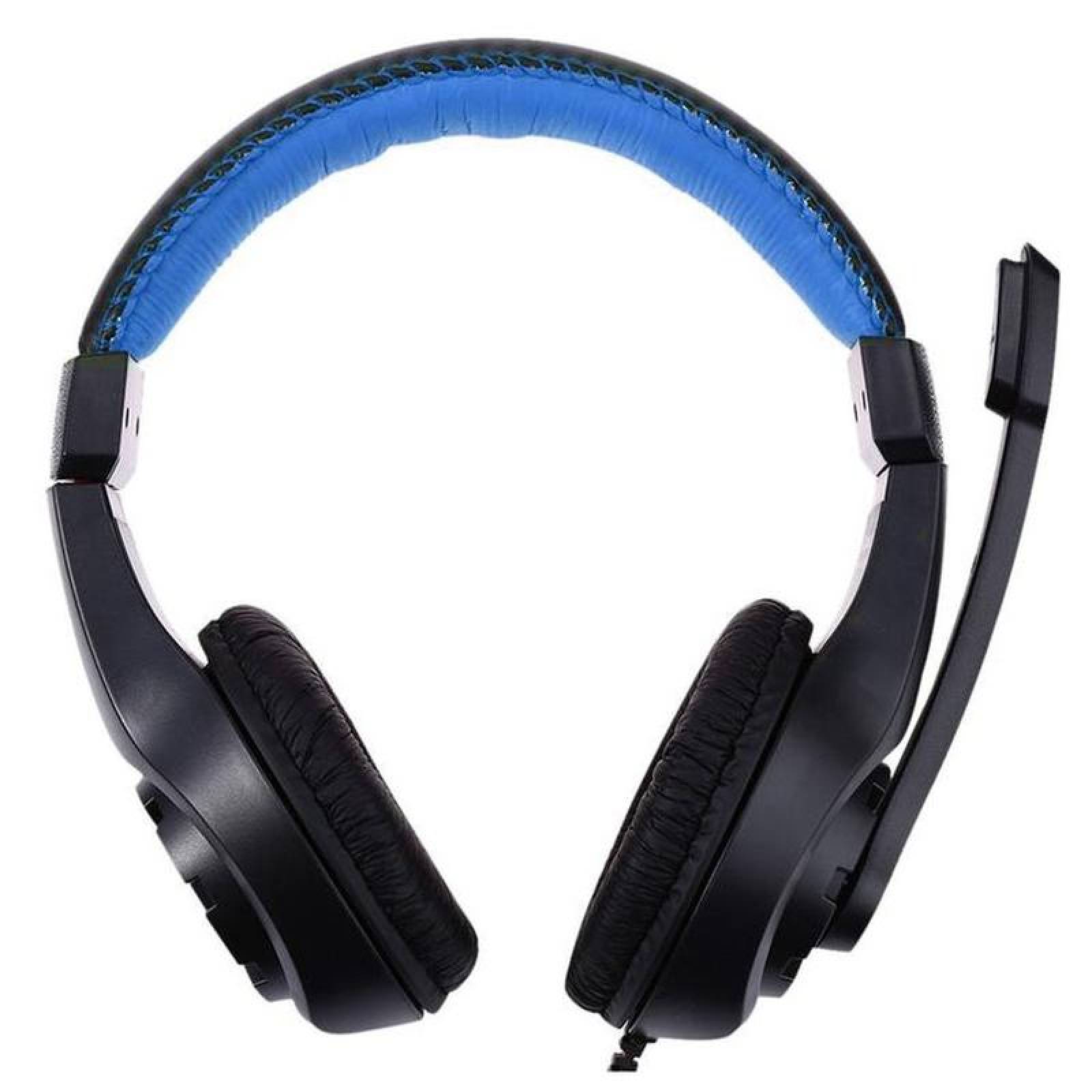 Auriculares Diadema con Micrófono, MXGIU-001-12, Azul, Jack 3.5mm, Cable 2.m, 105±3dB, 20Hz a 20000Hz, SpecialBass
