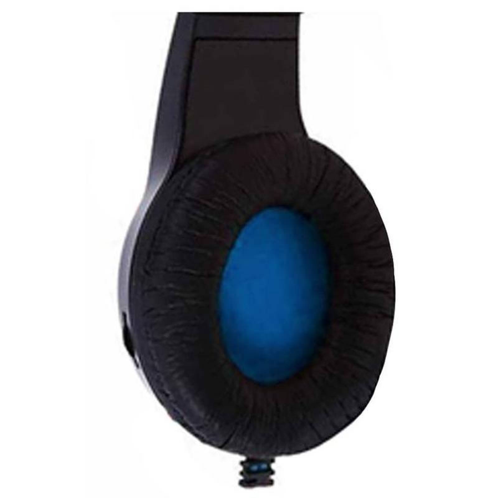 Auriculares Diadema con Micrófono, MXGIU-001-12, Azul, Jack 3.5mm, Cable 2.m, 105±3dB, 20Hz a 20000Hz, SpecialBass