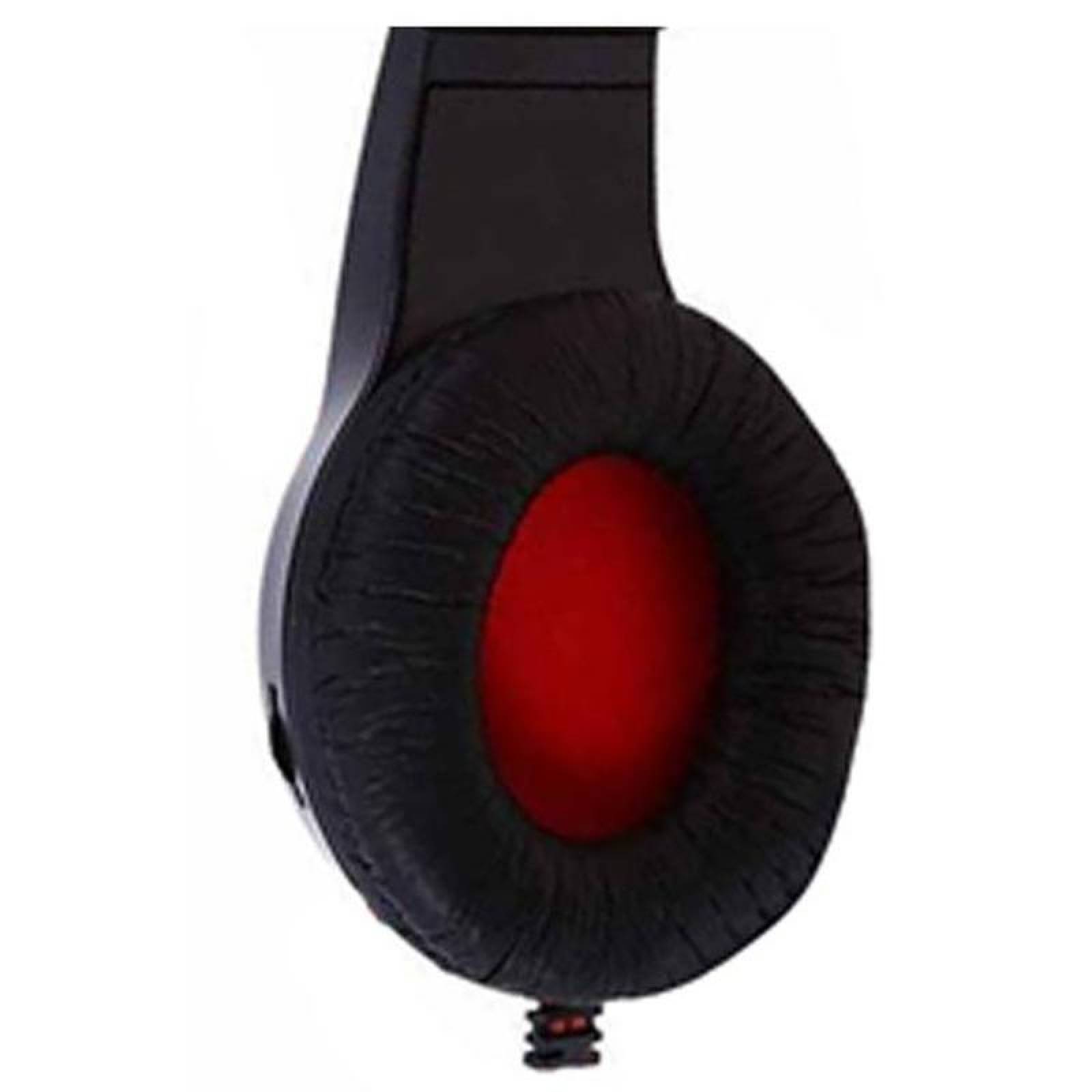 Auricular con Micrófono, MXGIU-002-9, Rojo, Jack 3.5mm, Cable 2.m, 105±3dB, 20Hz a 20000Hz, SpecialBass