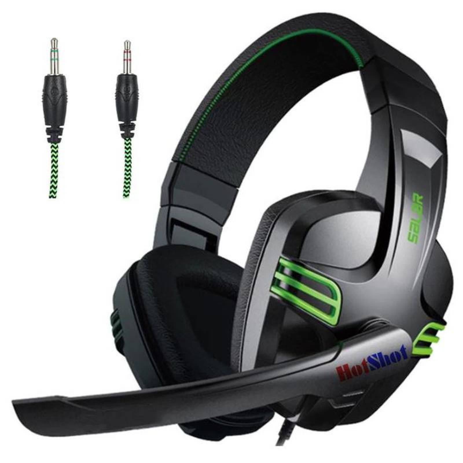 Auriculares con Diseño Ergonómico, MXKXI-001-5, Negro, Jack 3.5mm, Cable 2.m, 36dB, 20Hz a 20000Hz, AlienBass