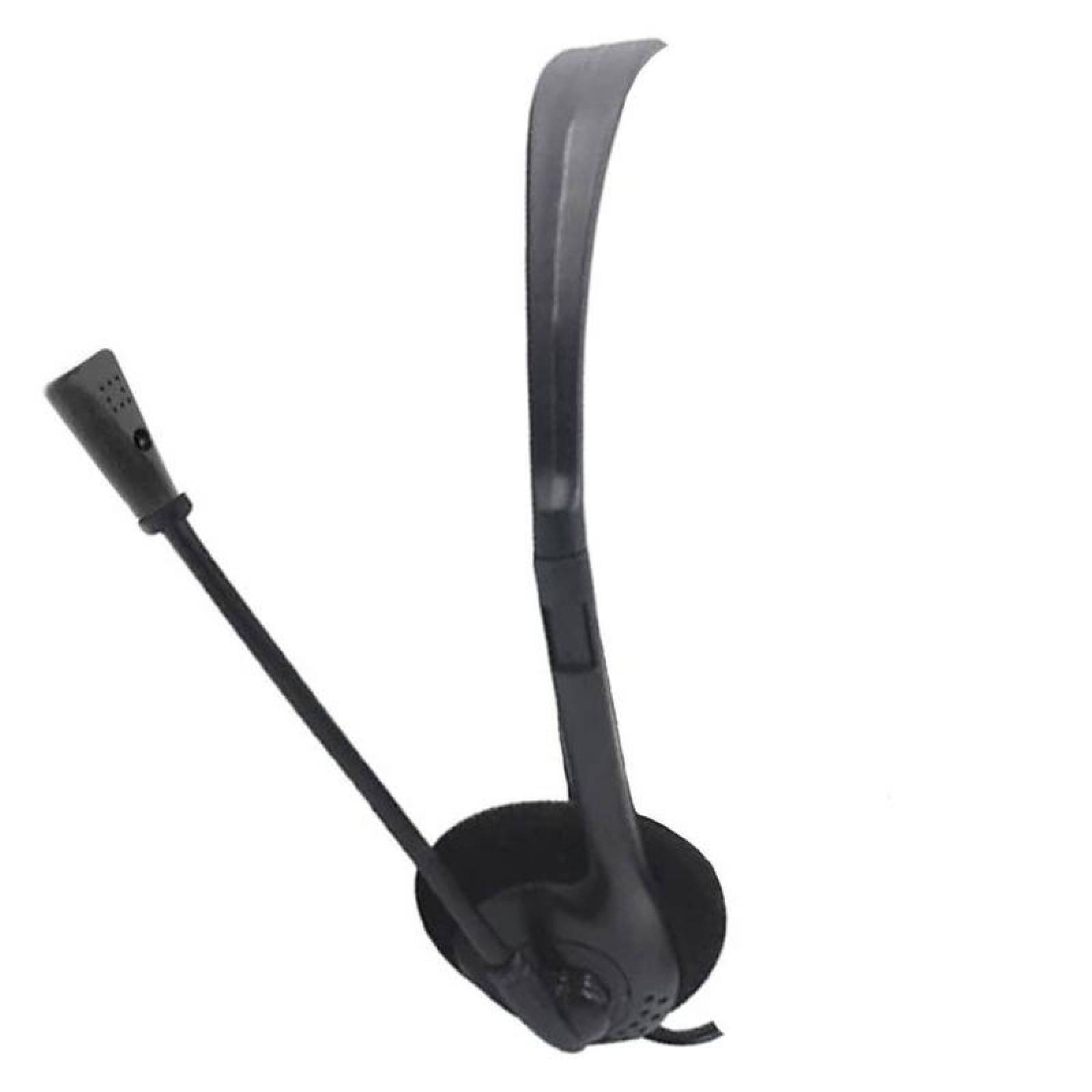 Audífonos de Diadema Sencillos, MXMXL-004-1, 4 Pzs, Negro, Jack 3.5mm, Cable 2.m, 36dB, 20Hz a 20000Hz, CallPro