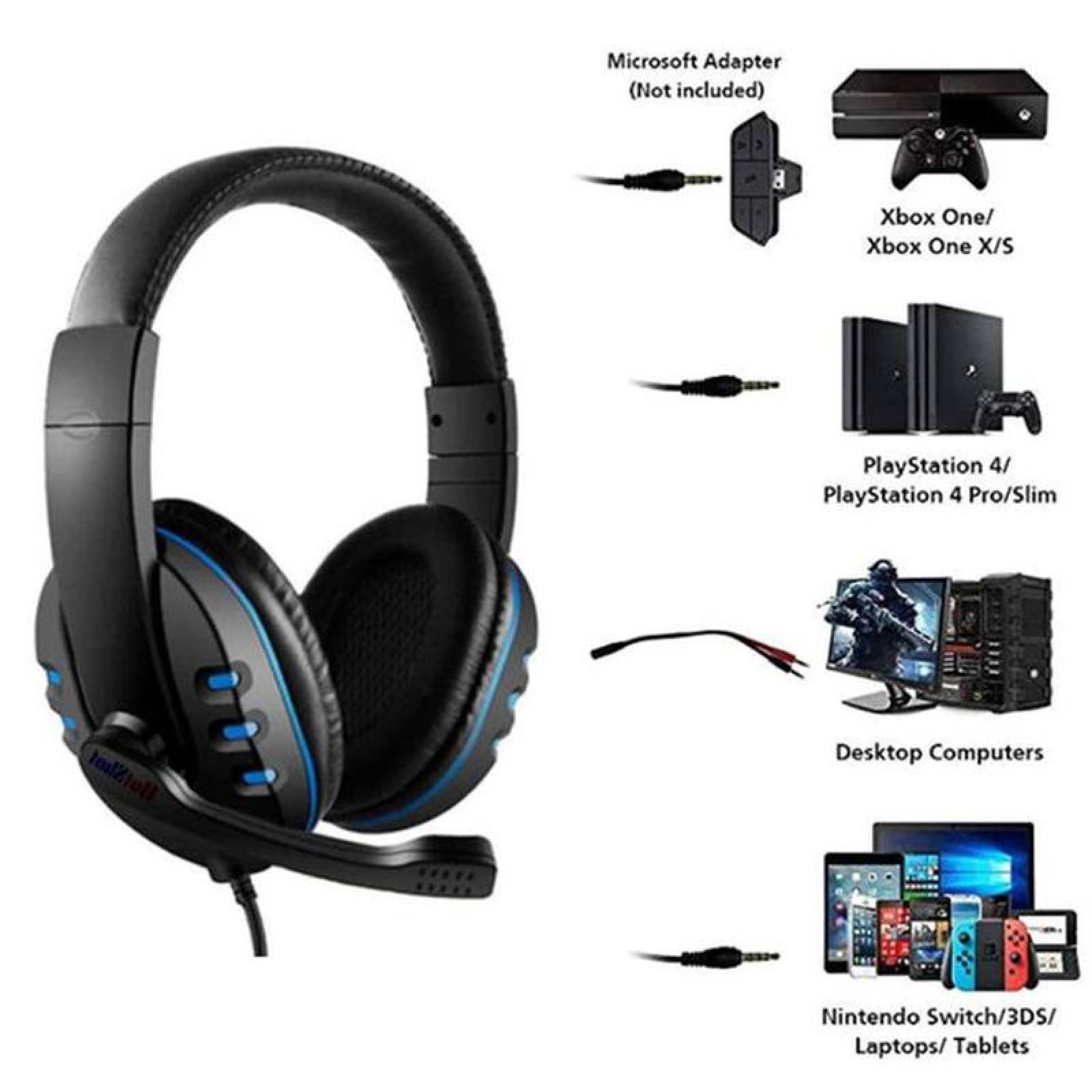 Manos Libres para Pc, MXPLU-001-4, Frecuencia 20Hz a 20000KHz, Material Plastico ABS, Color Azul., BossBass