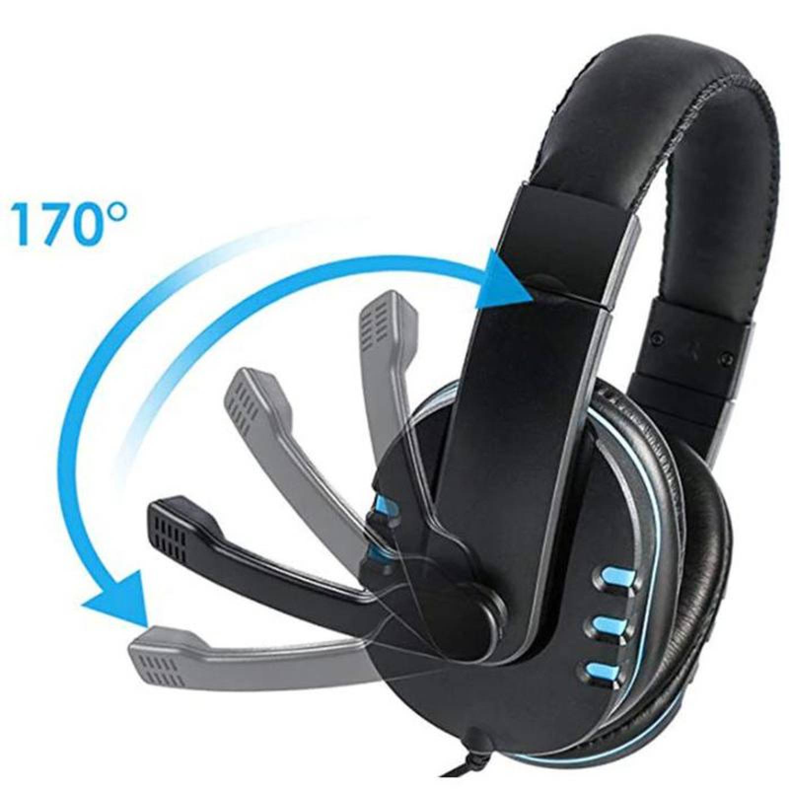 Manos Libres para Pc, MXPLU-001-4, Frecuencia 20Hz a 20000KHz, Material Plastico ABS, Color Azul., BossBass