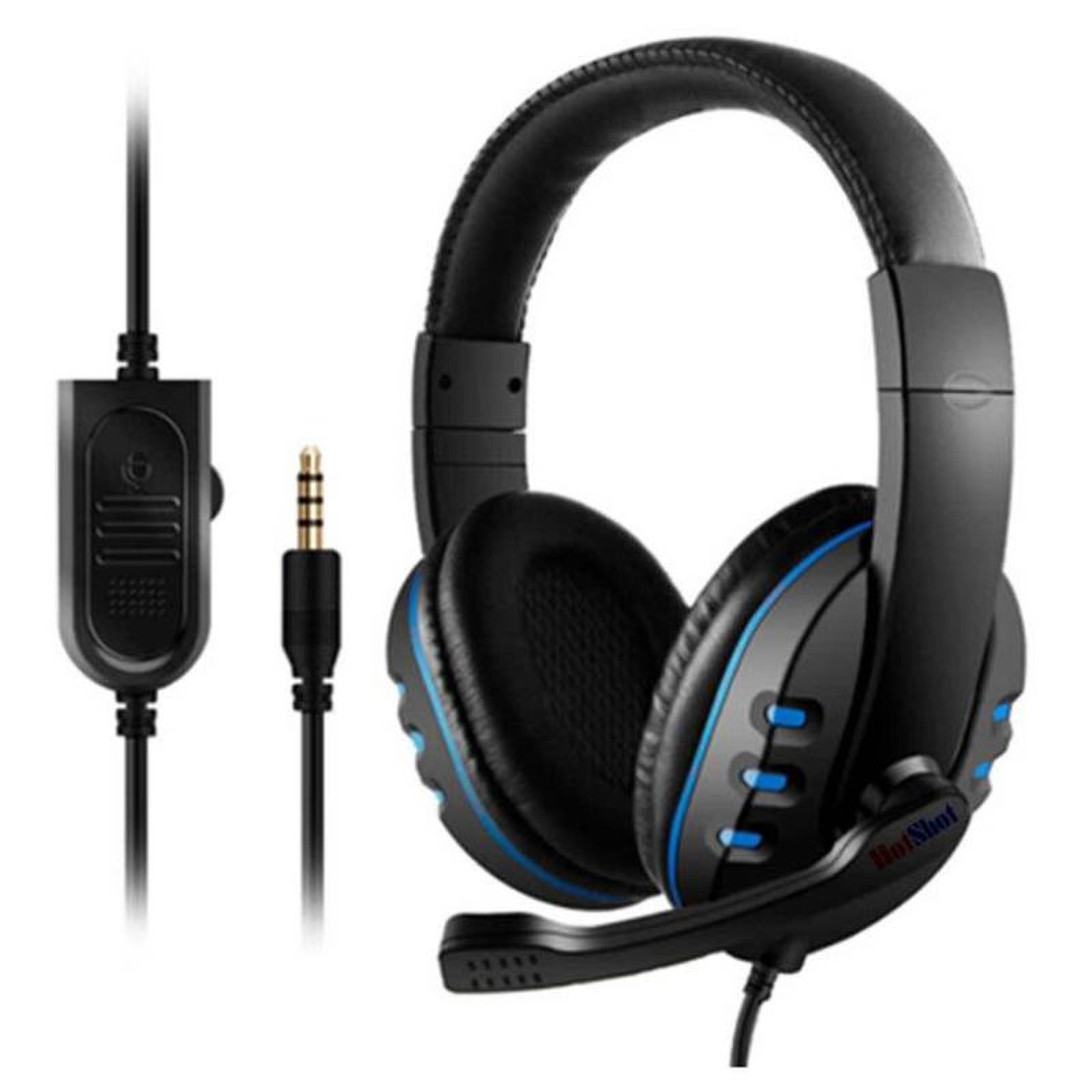 Audífonos para equipos de computo, MXPLU-001-14, Frecuencia 20Hz a 20000KHz, Material Plastico ABS, Color Azul., BossBass