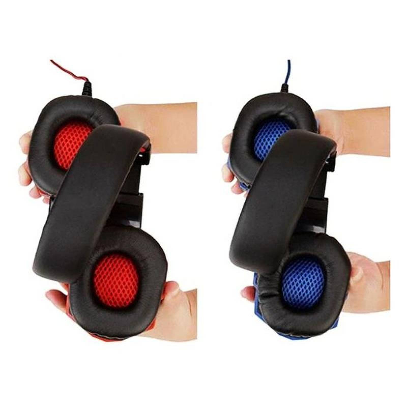 Audífonos para PC, MXRPN-001-6, 40mm, 2.2m, 20-20000Hz, 105± 3DB, con Micrófono, Azul, SounDex