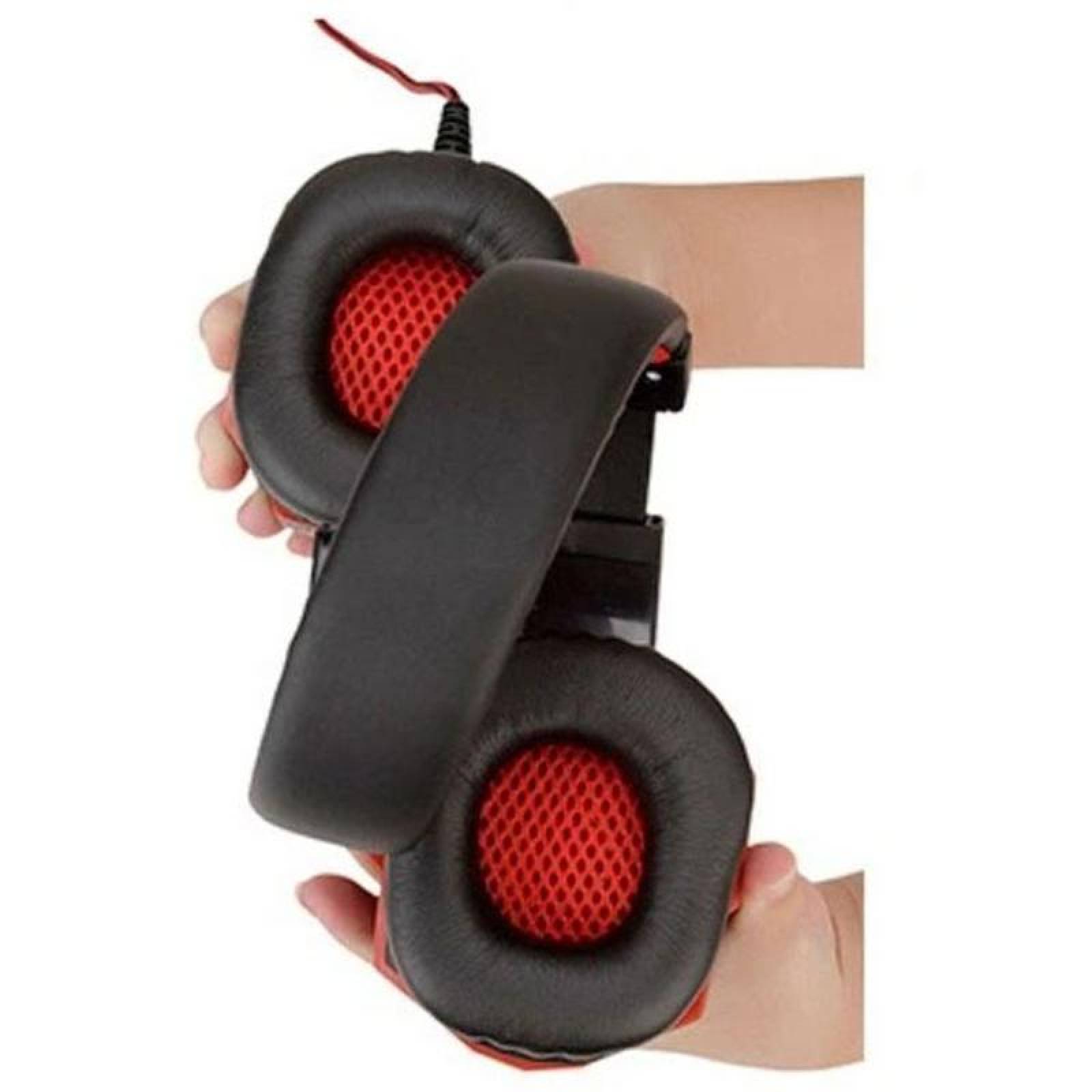 Audífonos para equipos de computo, MXRPN-002-8, 40mm, 2.2m, 20-20000Hz, 105± 3DB, con Micrófono, Rojo, SounDex