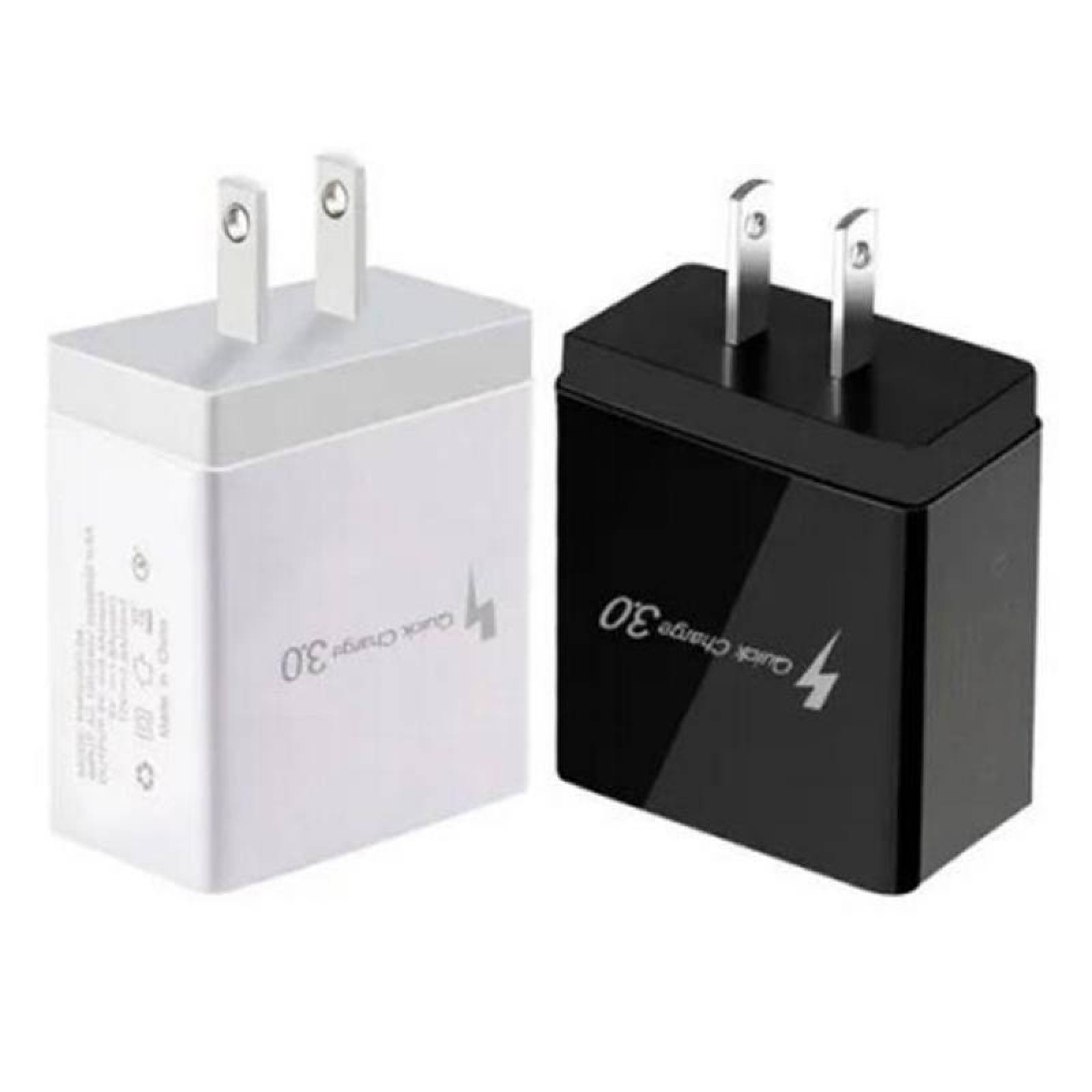 Adaptador de Carga para Celular MXRGE-002-8 4 Puertos USB 100-240V 50-60Hz Max, 5V 2,1A Negro, ChargerUltra