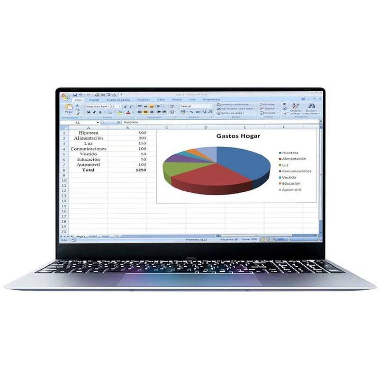 Laptops para trabajos de ingeniería, MXUHI-002-3, Intel i7, 4GB RAM, 512GB SSD, 15.6" Pantalla, 2.5 a 3.1GHz, Windows 10, 4400mAh, 4 a 6 Hrs., Ultrathin