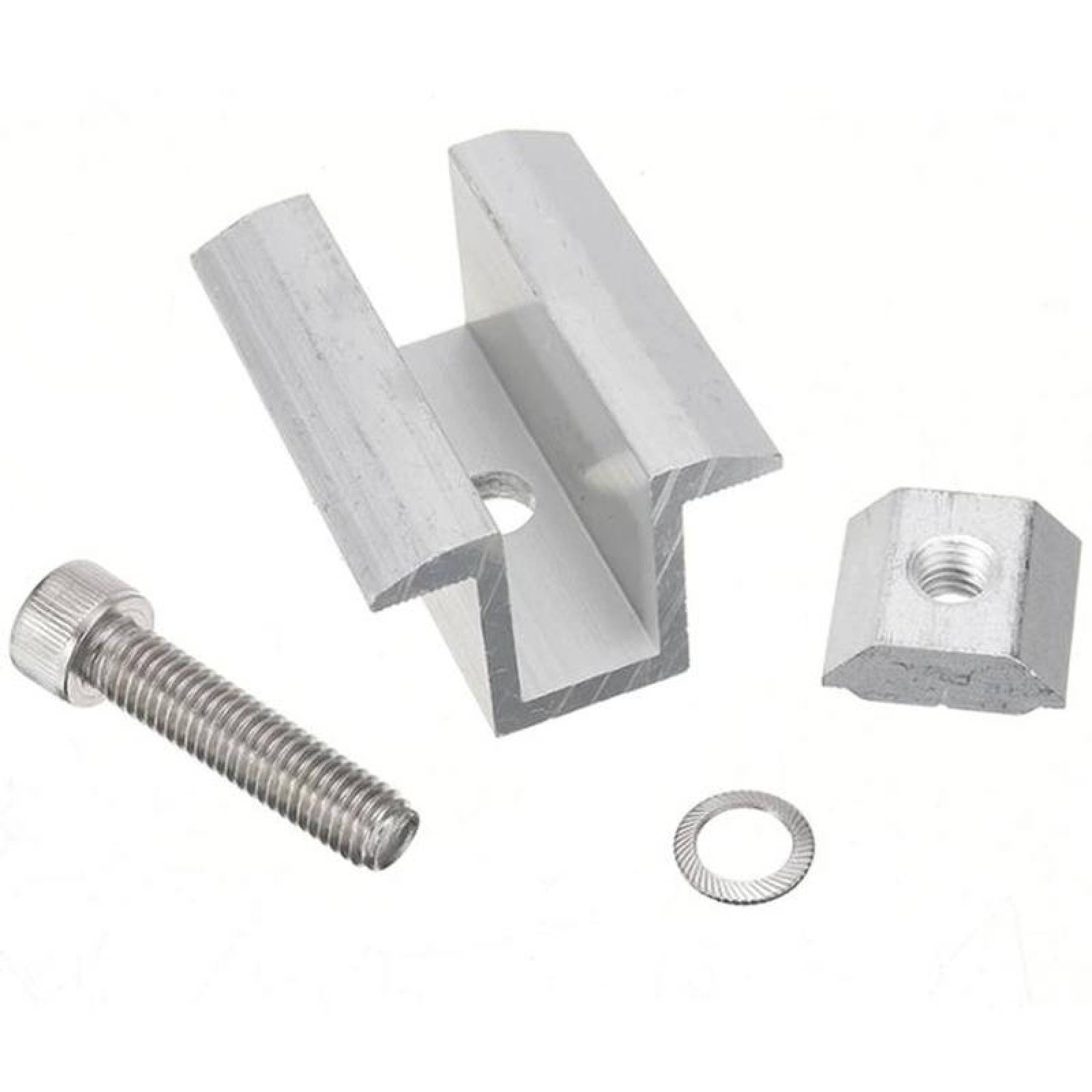 Accesorios para Montaje de Acero, MXMDL-010-1, 50 Pzas, 35-40mm, Metálico, Acero Inox 301., MiddleClamp