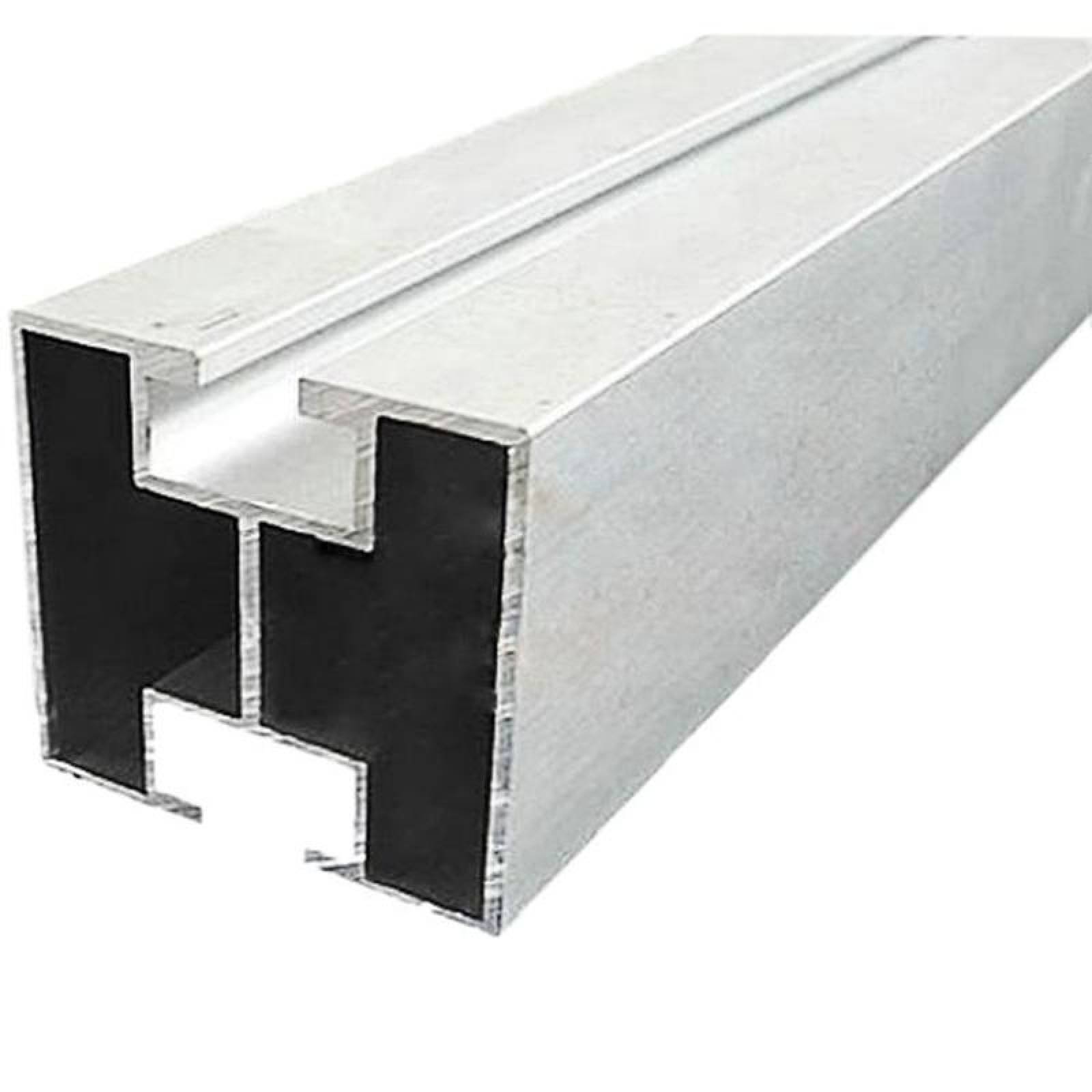 Perfiles de Aluminio, MXHSO-001-2, 40X40mm, 1m, Perfil H, Aluminio., Solar H